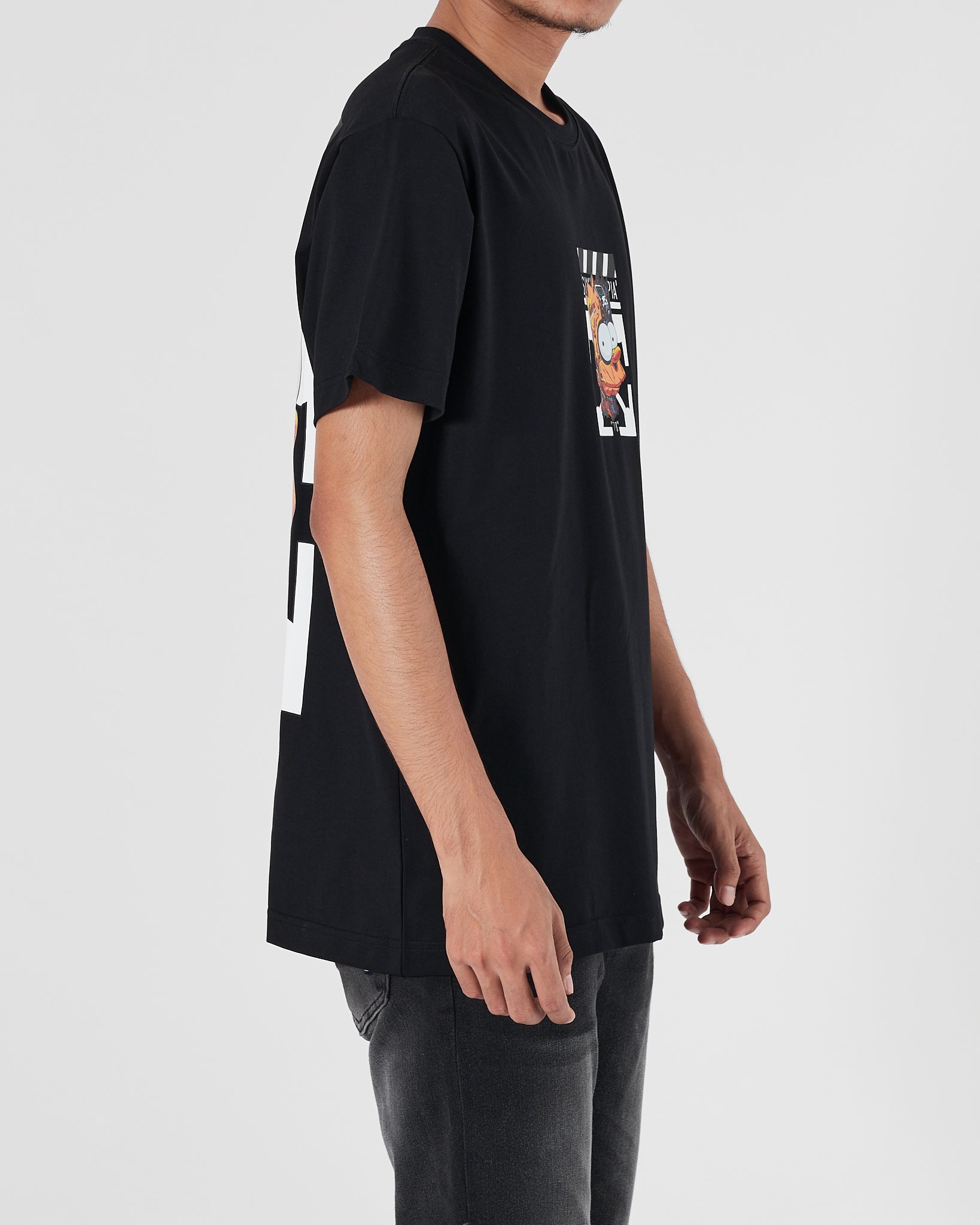 OW X The Simpsons Men Black T-Shirt 16.90