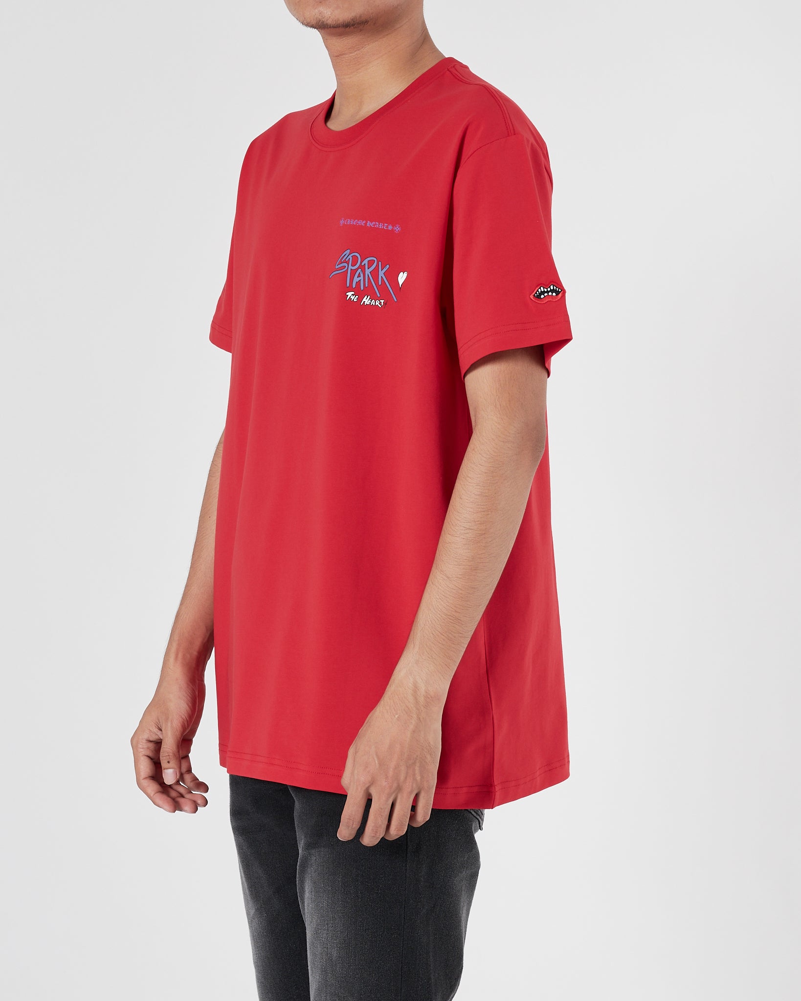 CH Back Logo Printed Men Red T-Shirt 16.90