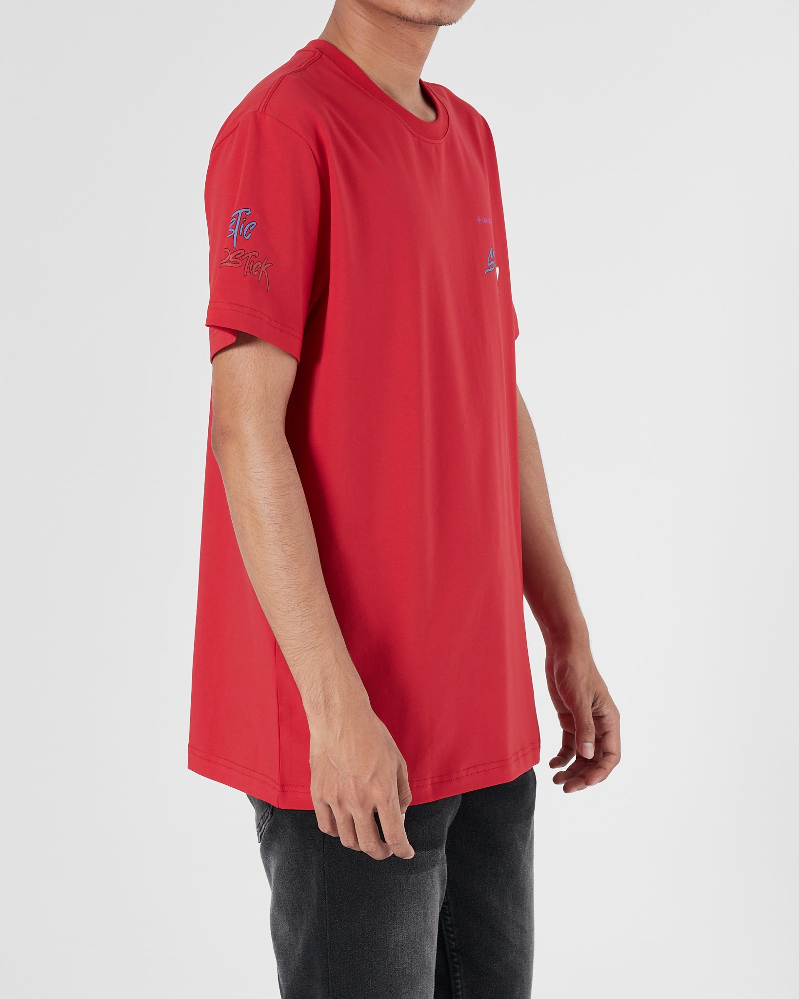 CH Back Logo Printed Men Red T-Shirt 16.90