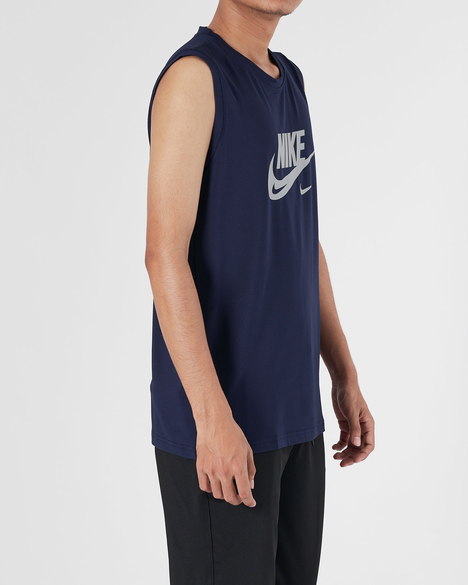 NIK Light Weight Men Blue Sport Tank Top 11.90