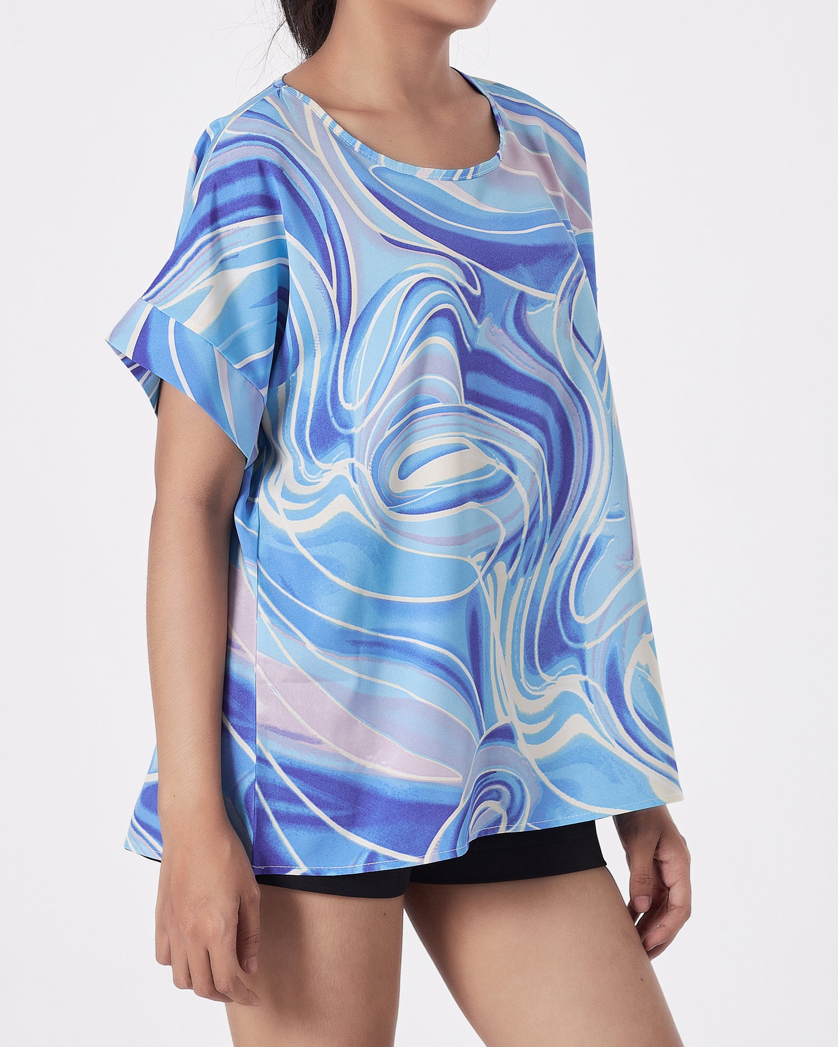 Gradient Color Lady Shirts Short Sleeve 12.90