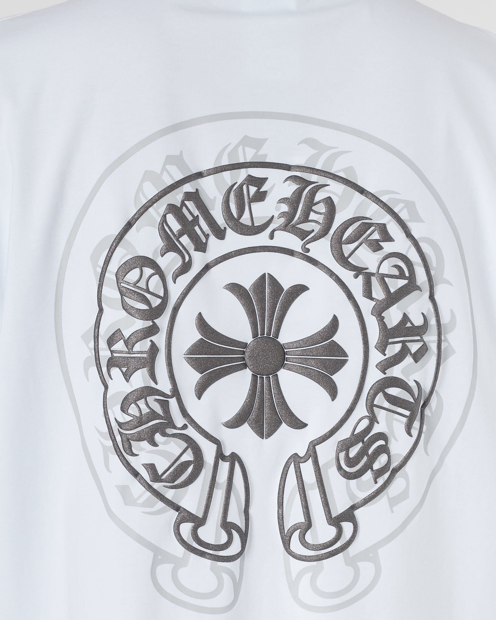 CH Cross Logo Printed Men White T-Shirt 15.90