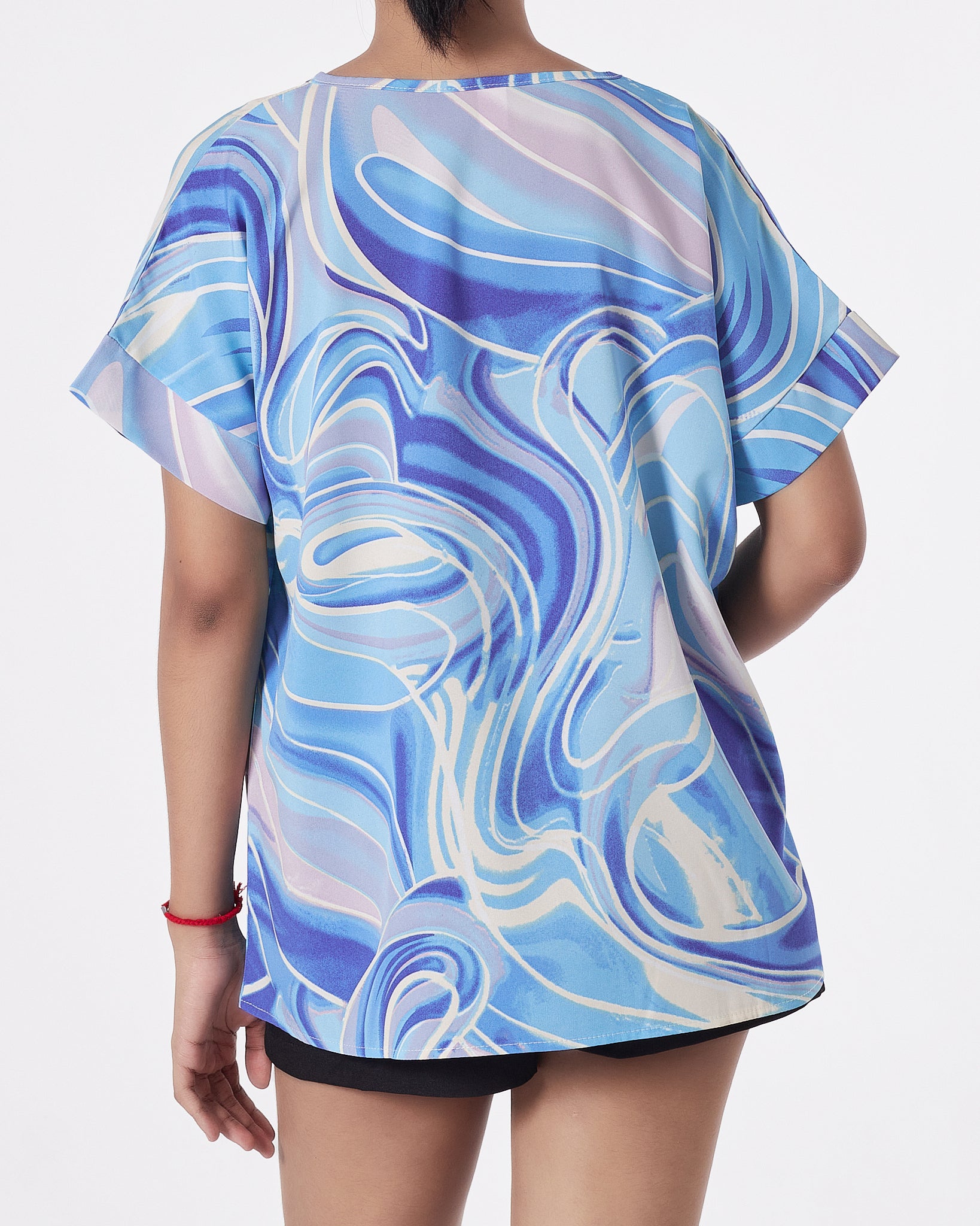 Gradient Color Lady Shirts Short Sleeve 12.90