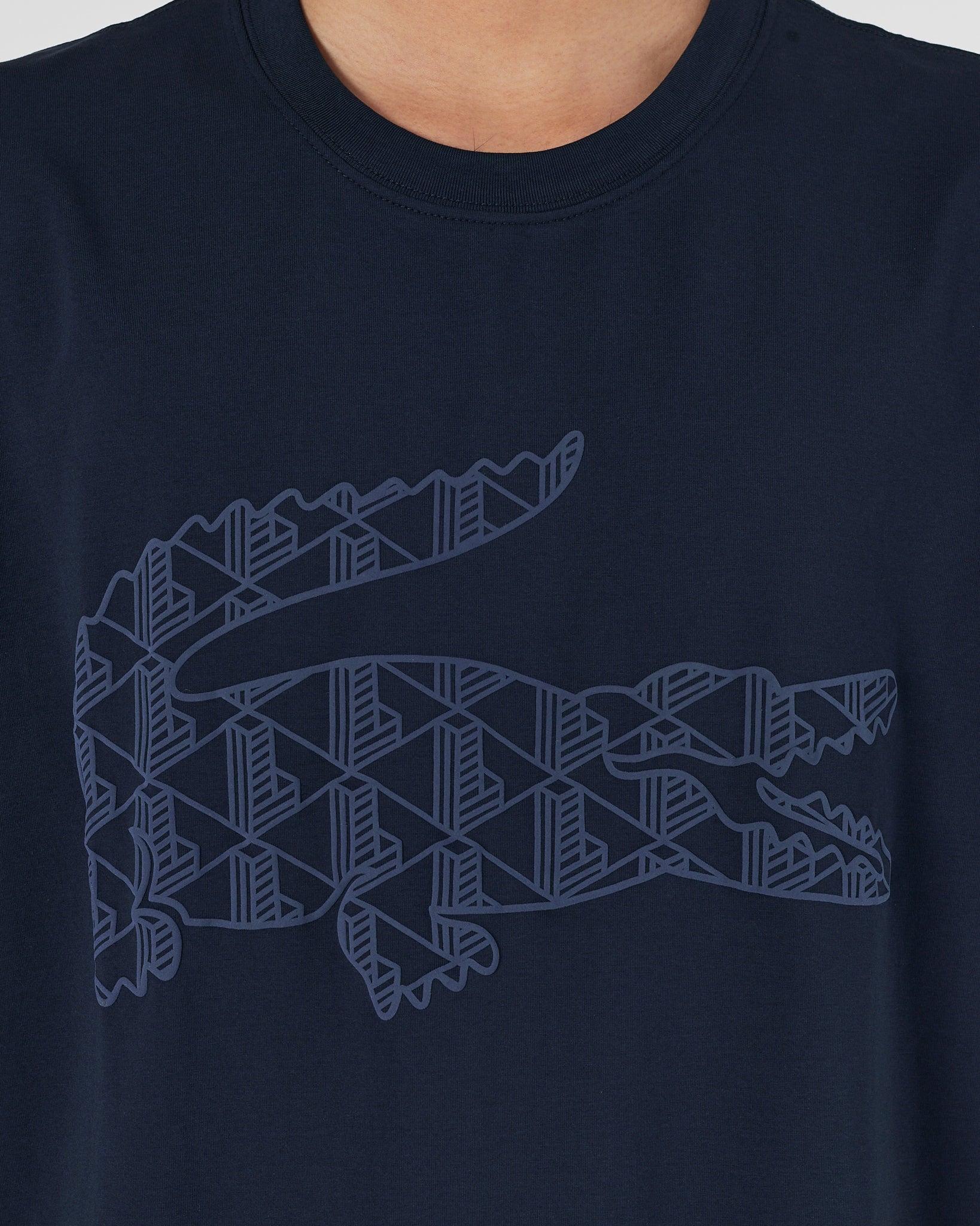 LAC Logo Printed Men Blue T-Shirt 15.50