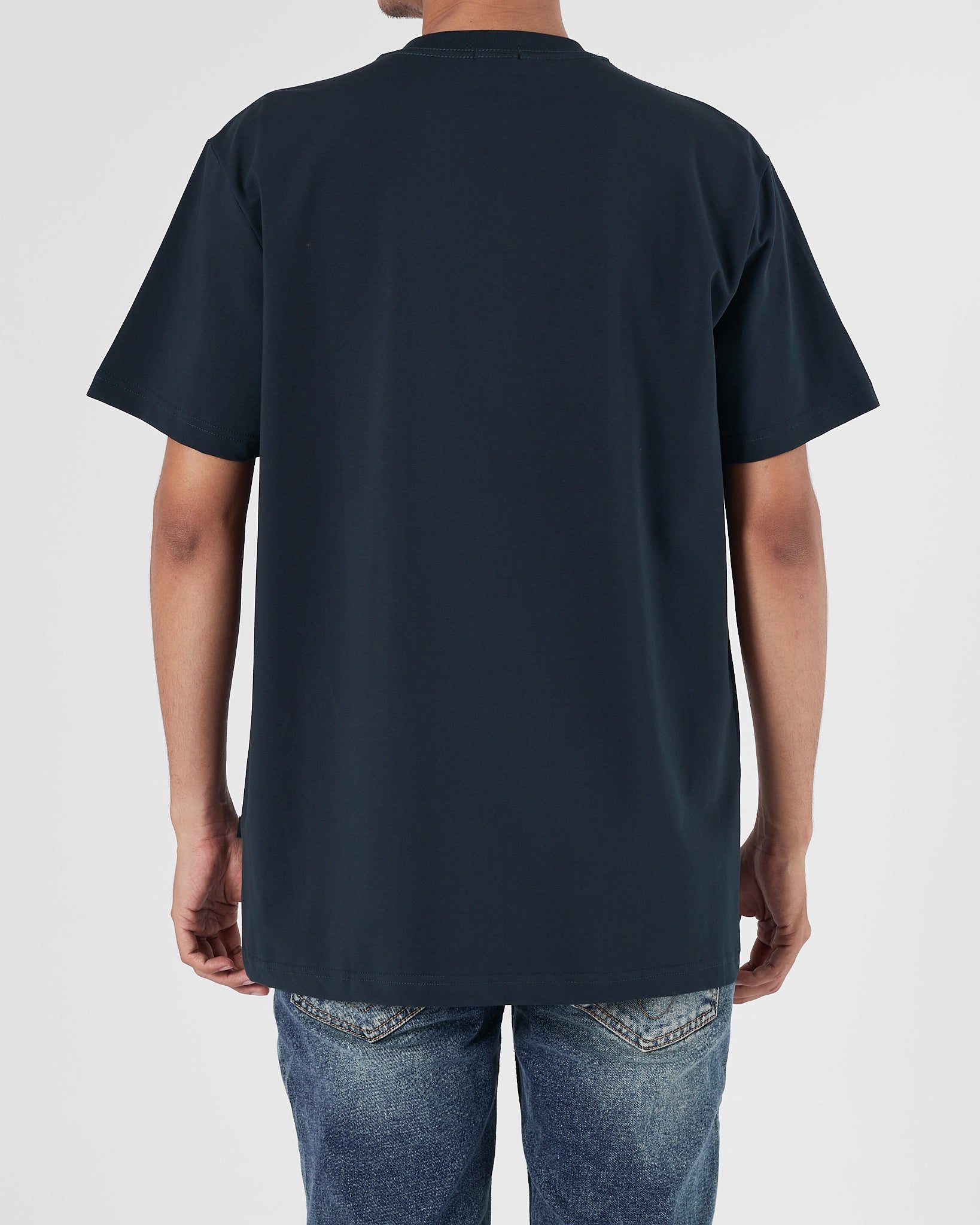 HUG Large Logo Men Blue T-Shirt 16.50