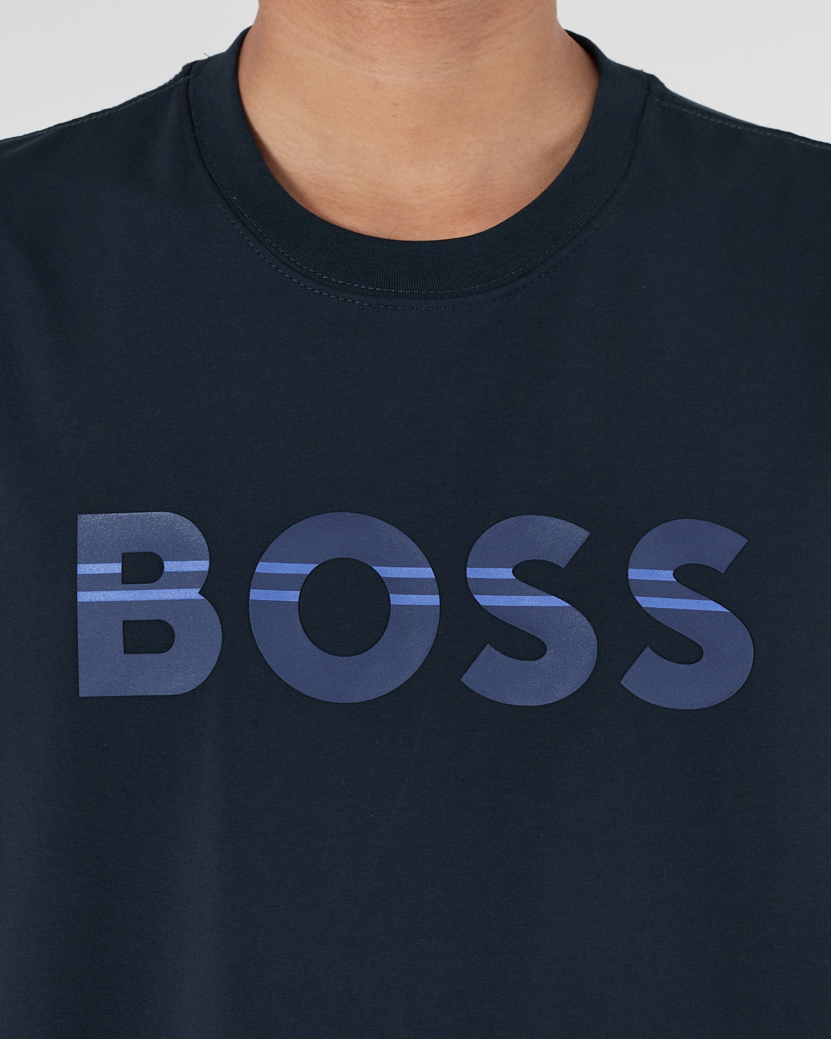 HUG Large Logo Men Blue T-Shirt 16.50