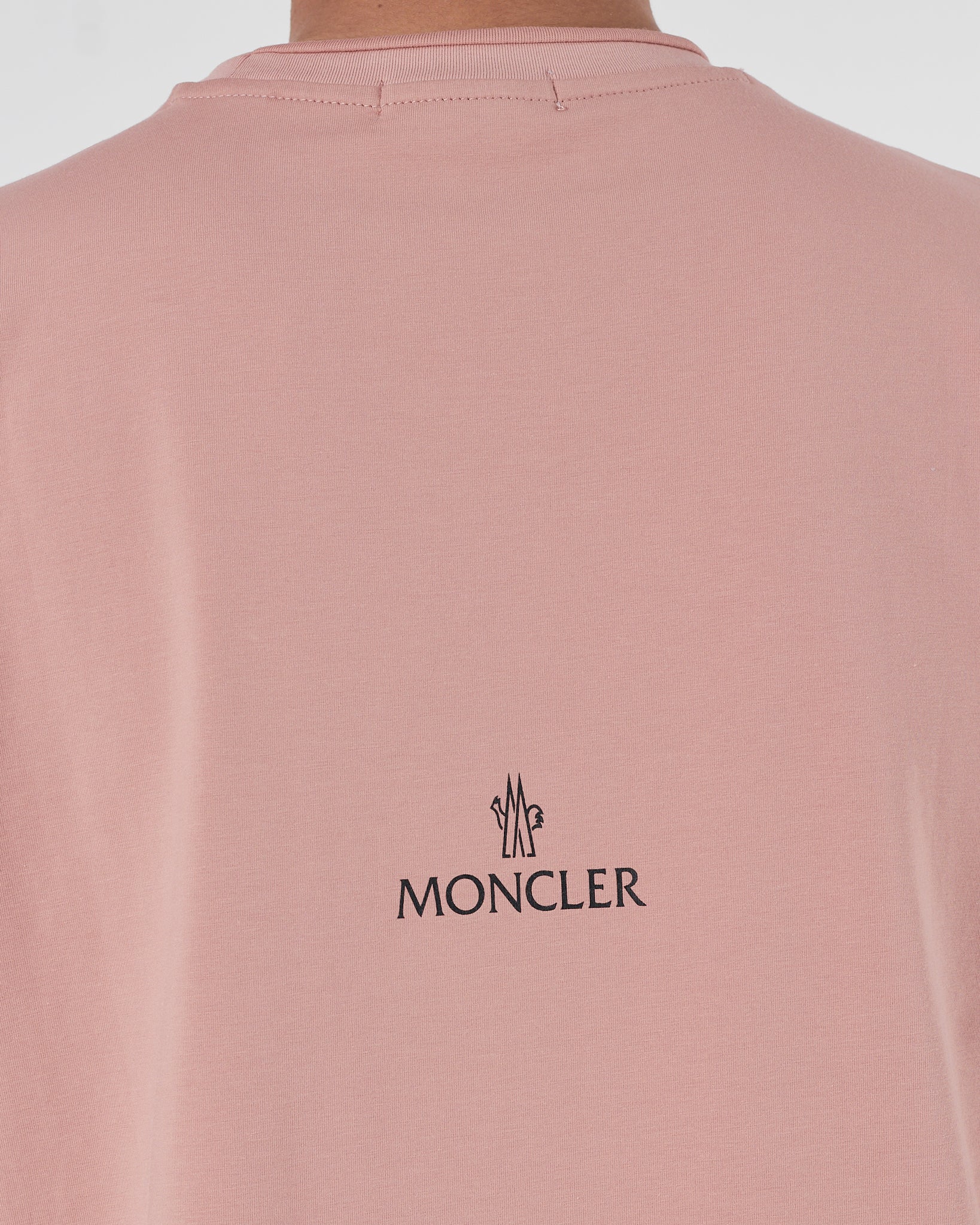 MON Plain Color Men Pink T-Shirt 14.90