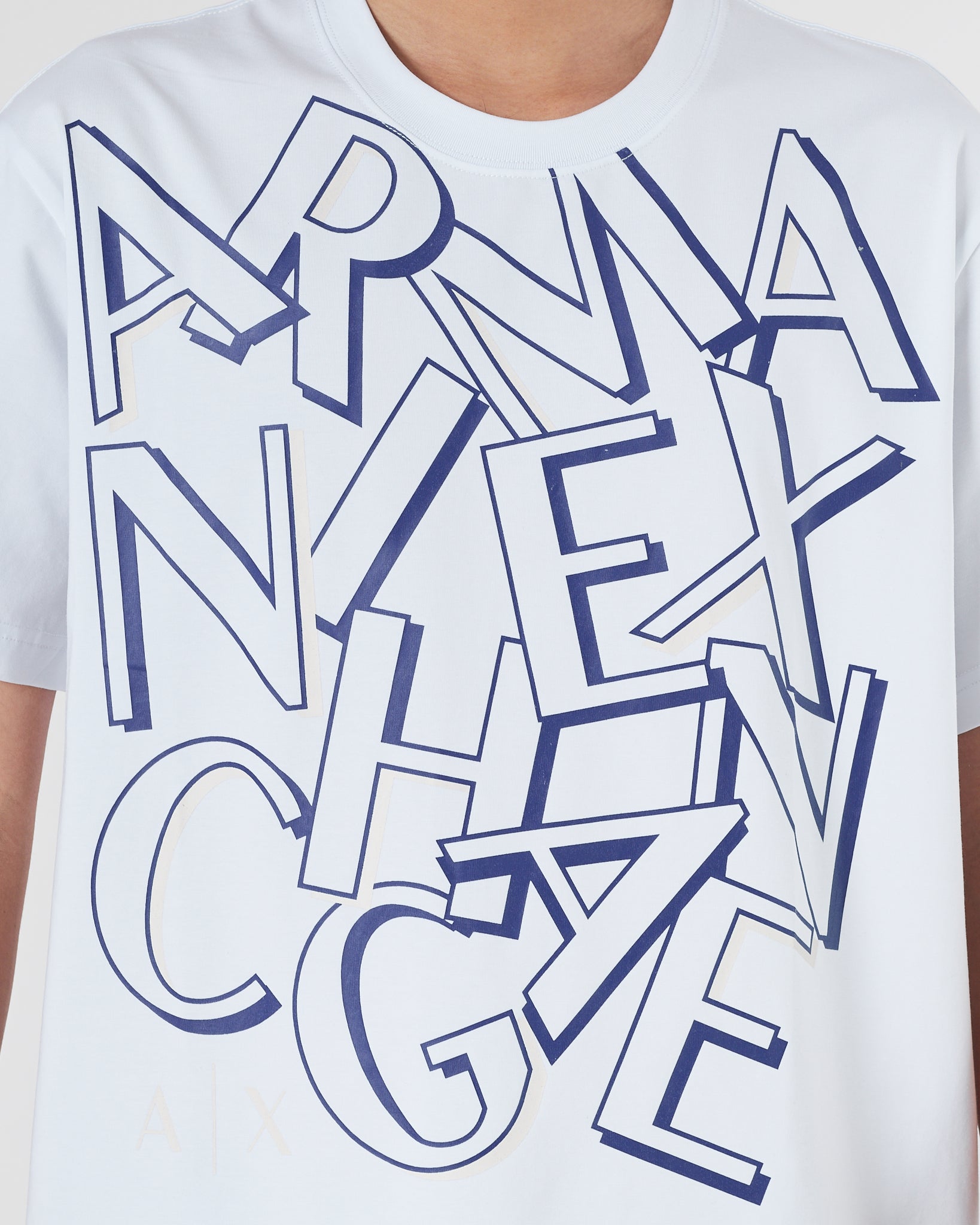ARM Logo Over Printed Men White T-Shirt 16.90