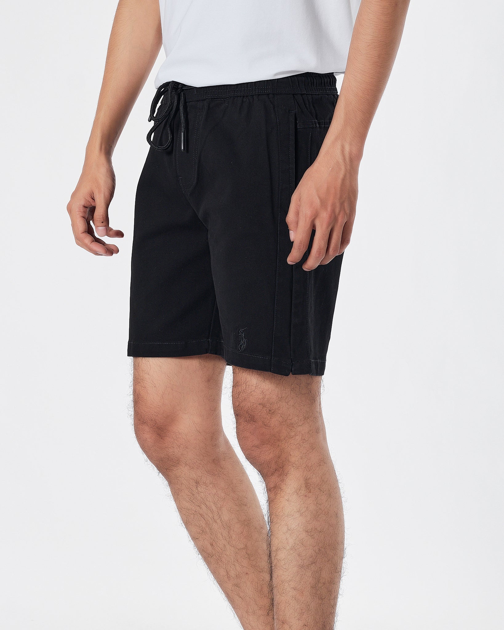 RL Above Knee Men Black Short Pants 17.50