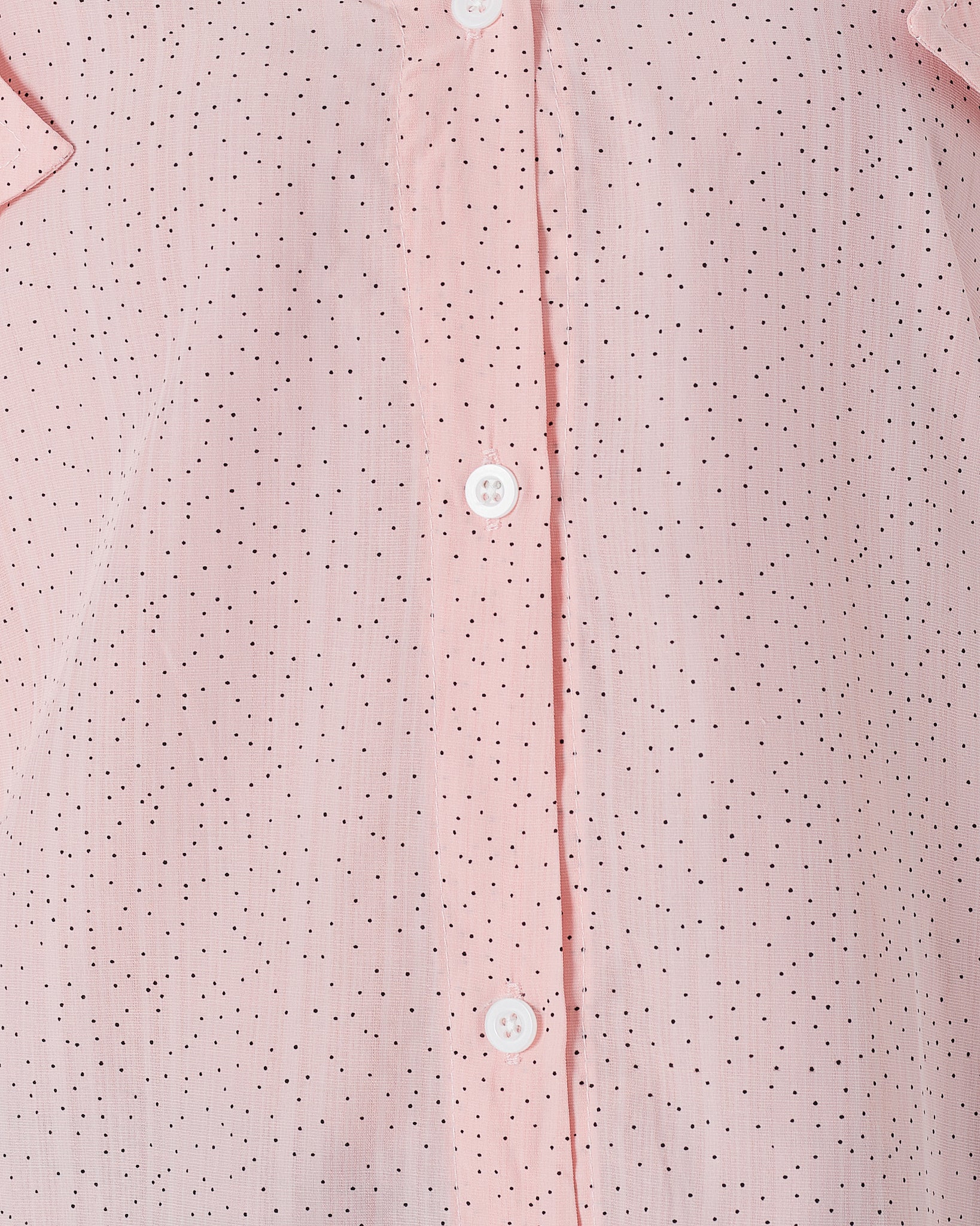 Dots Over Printed Pink Lady Shirts Long Sleeve 14.90