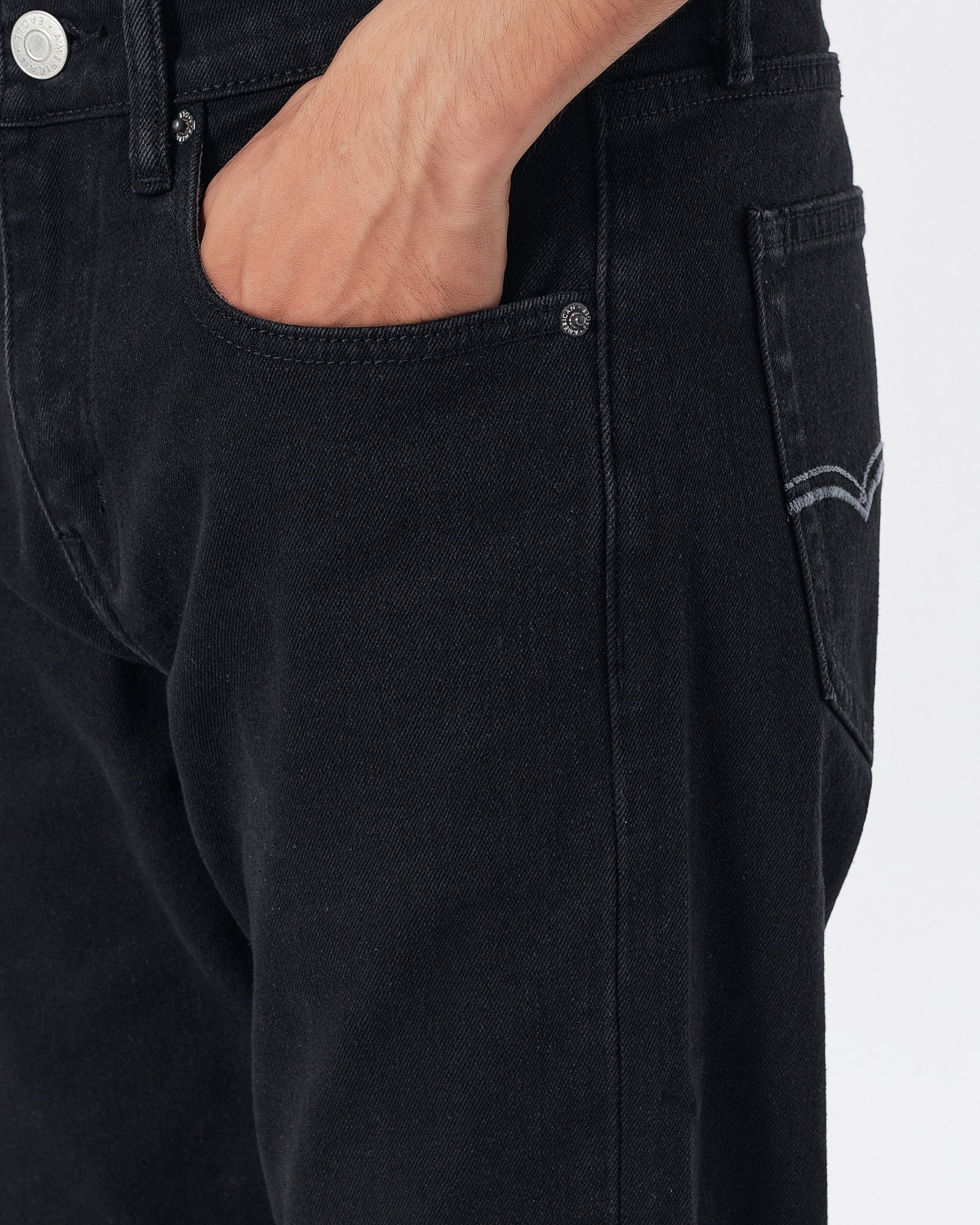 AME Extreme Flex Men Black Jeans 25.90