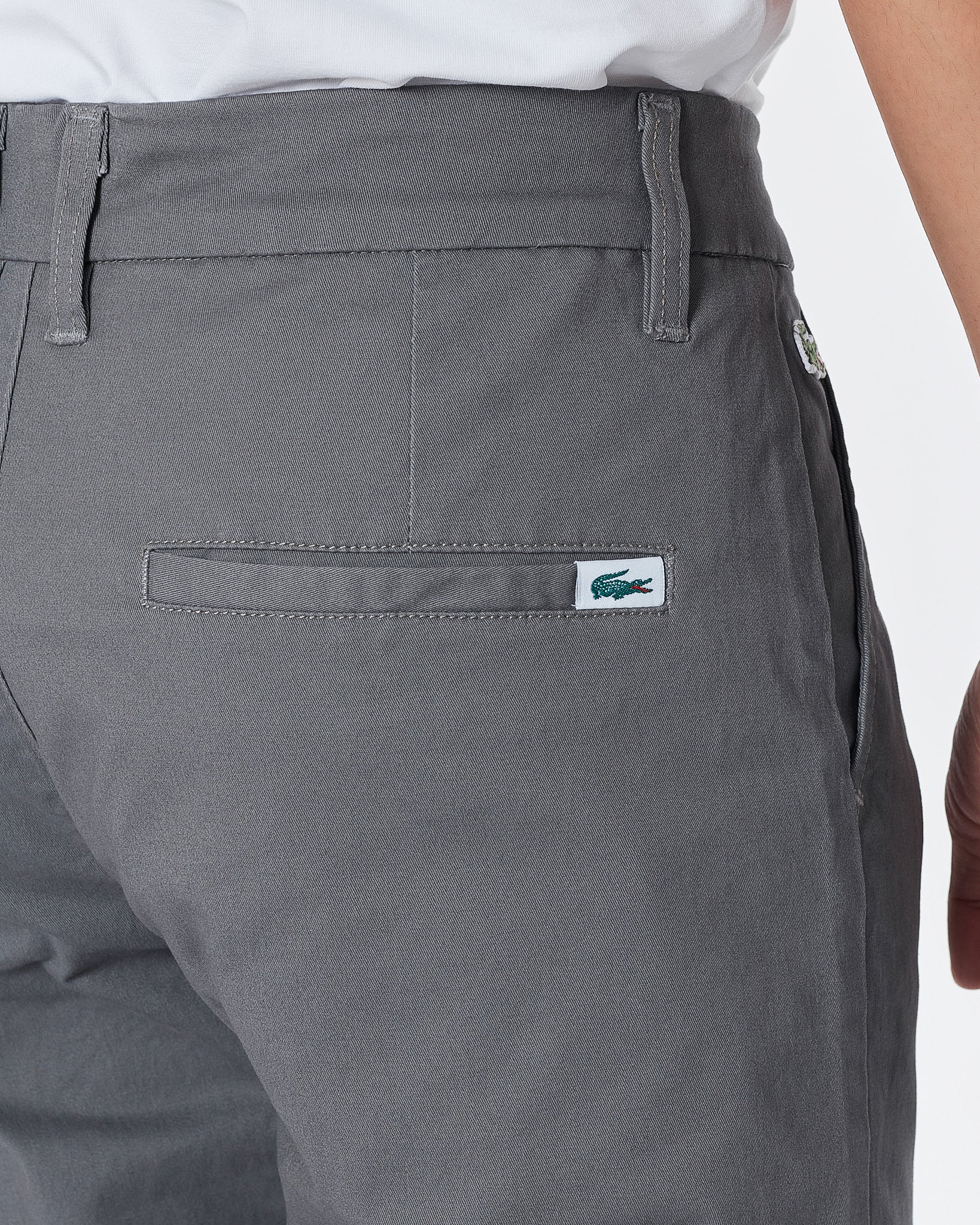 LAC Plain Color Men Dark Grey Khaki Pants 22.90