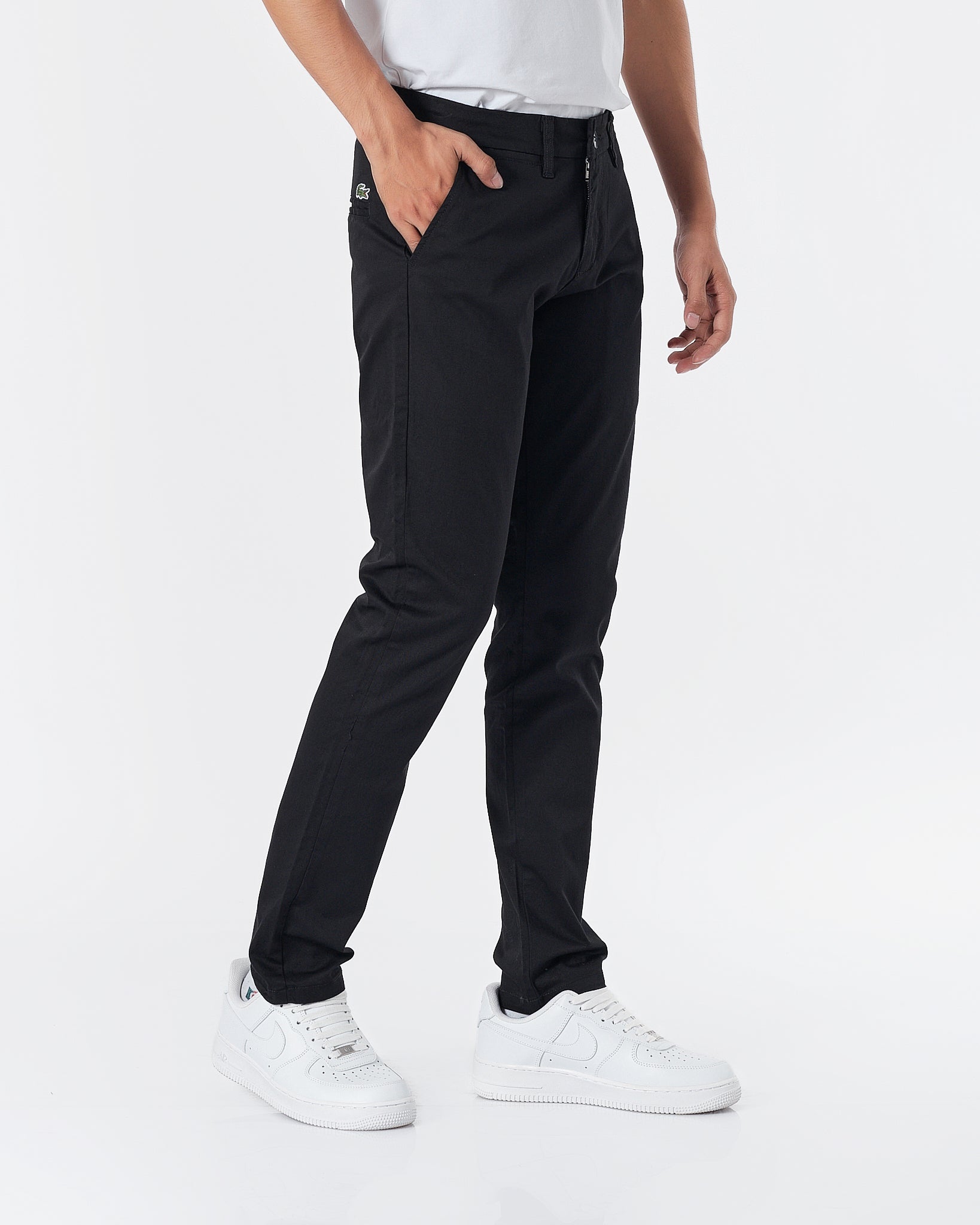 LAC Plain Color Men Black Khaki Pants 22.90