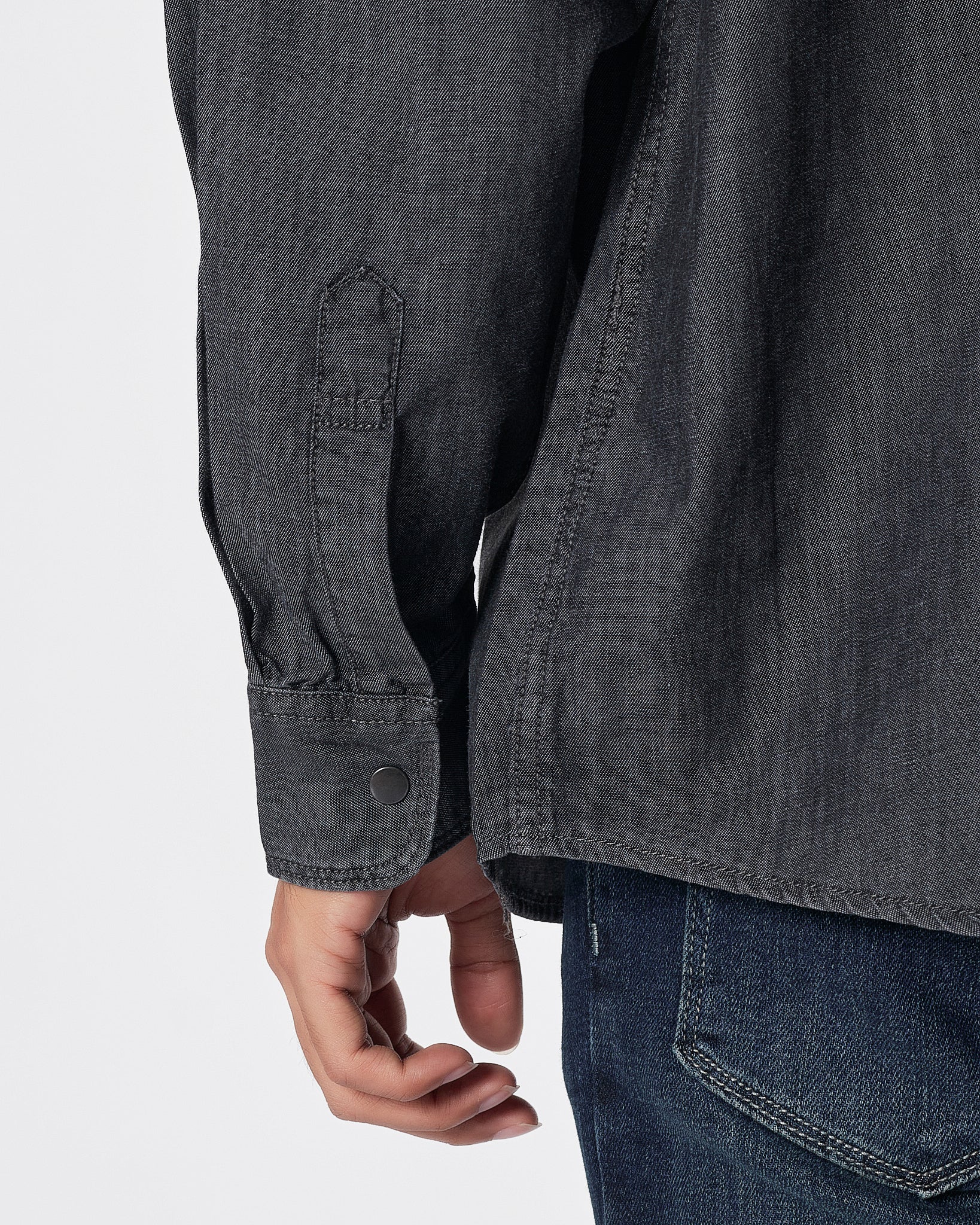 LEV Denim Men Black Shirts Long Sleeve 24.90