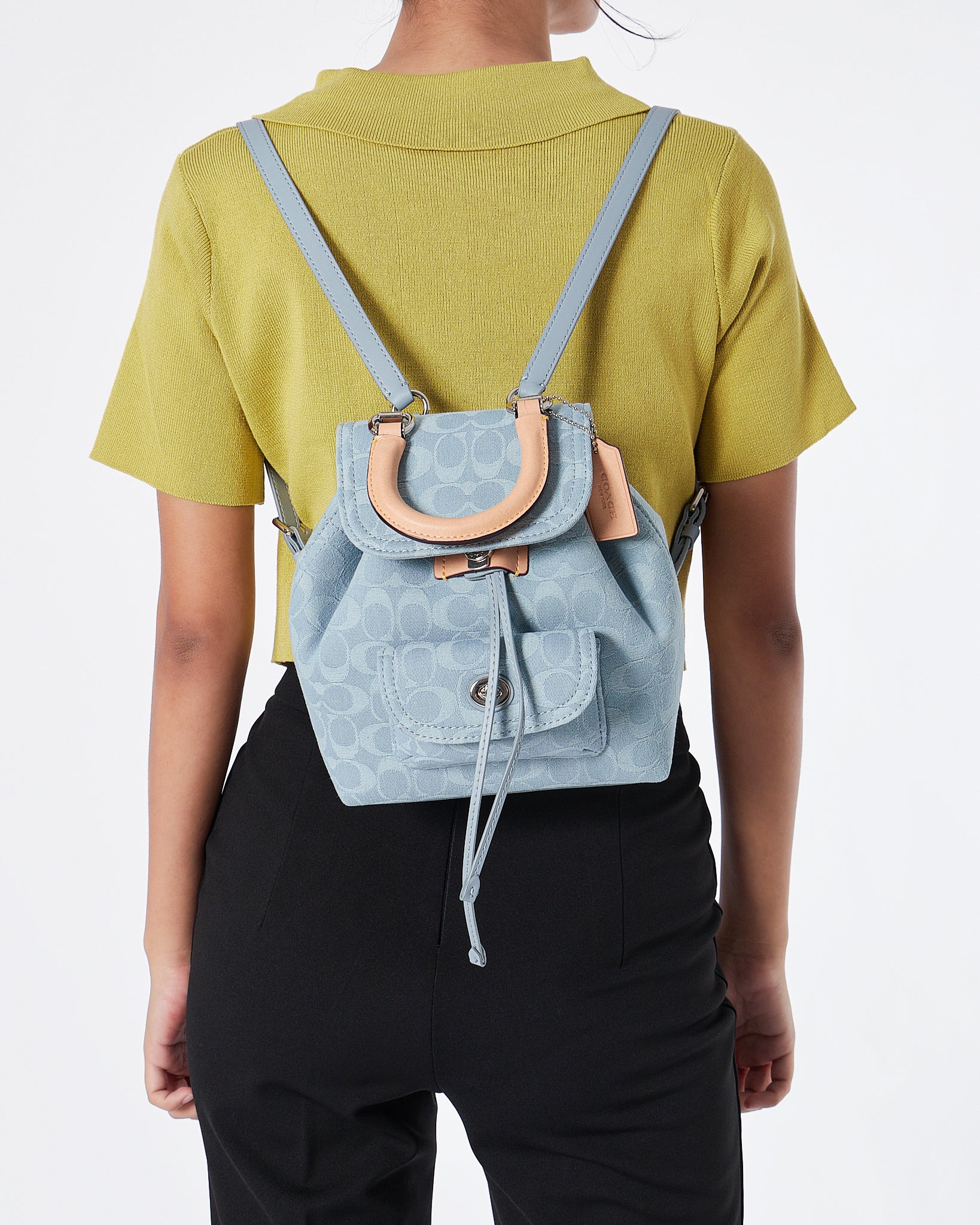 COA Monogram Blue Lady Mini Backpack 89.90