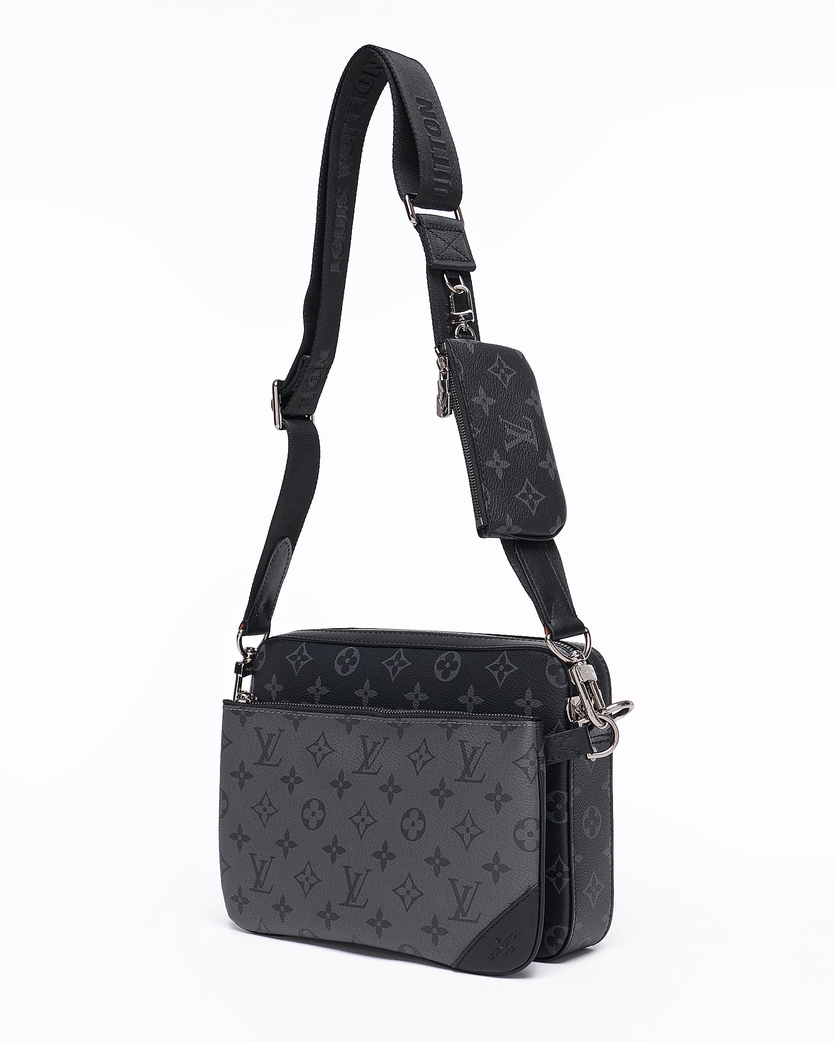 LV Trio Monogram Men Grey Bag 189