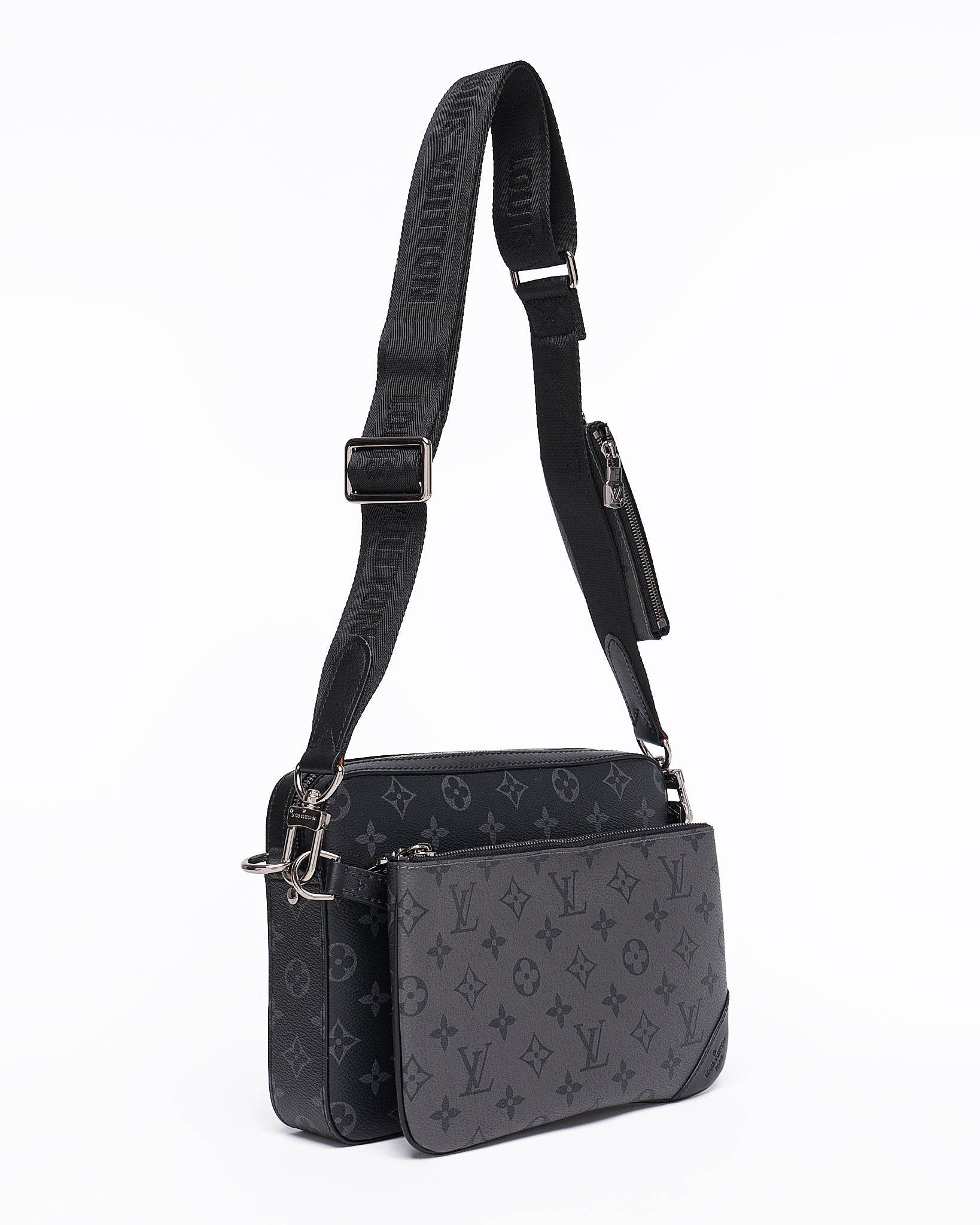 LV Trio Monogram Men Grey Bag 189