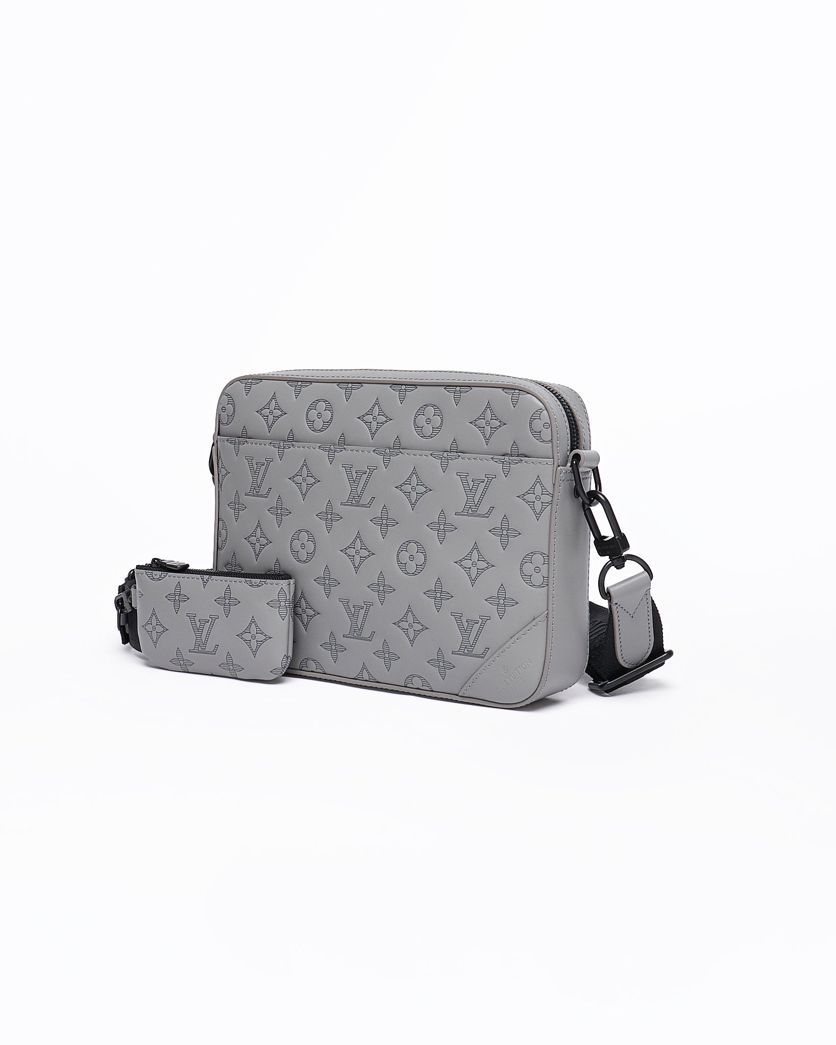 LV Duo Monogram Men Grey Sling Bag 219