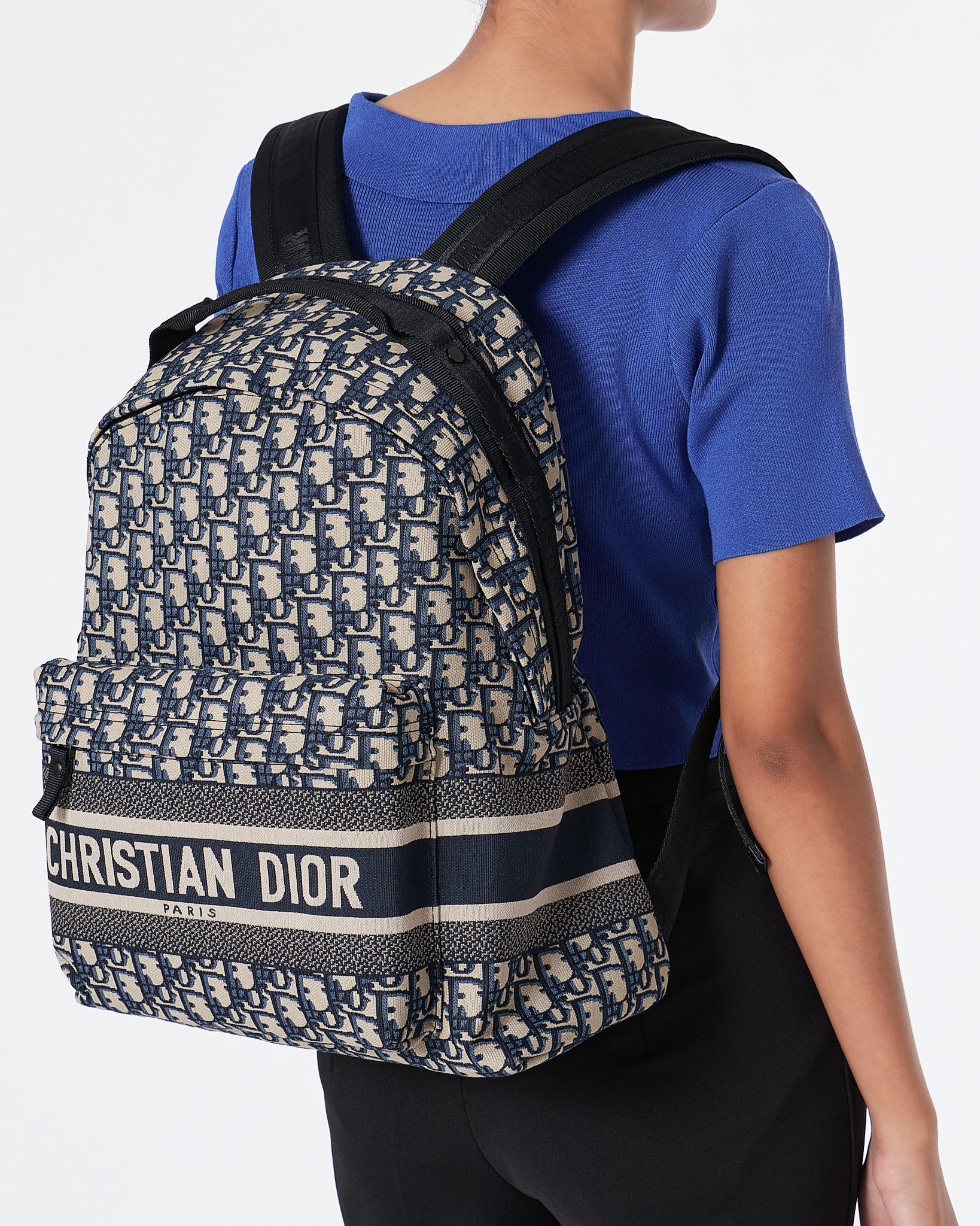 CD Oblique Jacquard Monogram Men Backpack 189