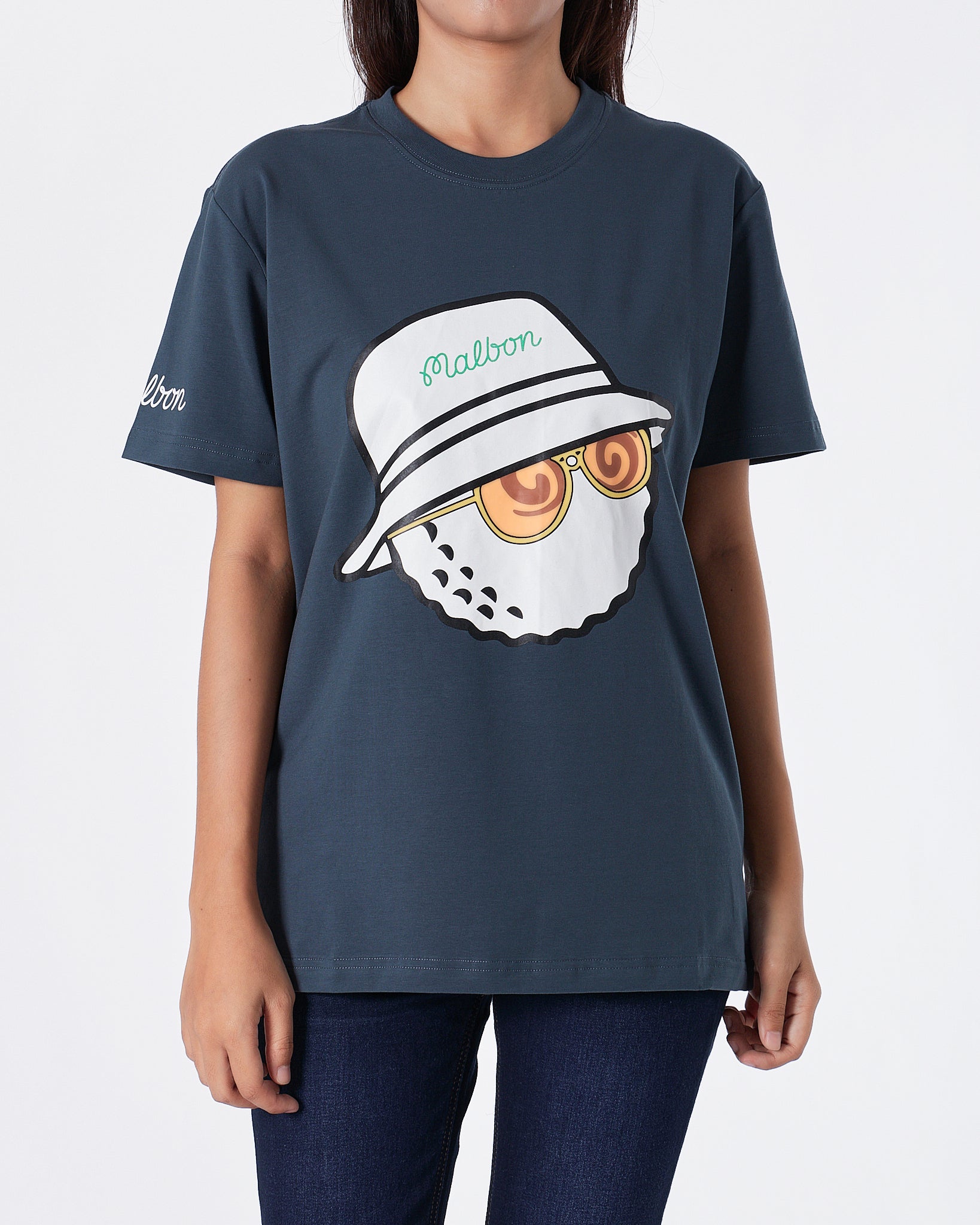 MAL Thompson Bucket Cartoon Unisex Grey T-Shirt 17.90