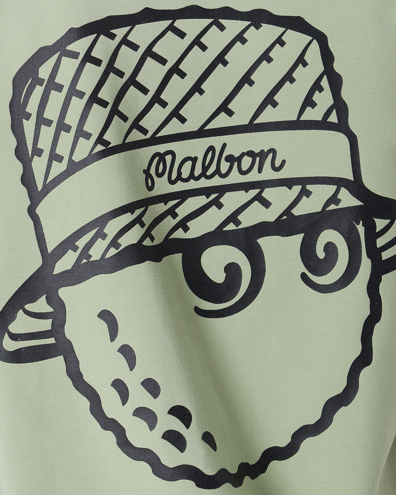 MAL Back Cartoon Unisex Green T-Shirt 16.90