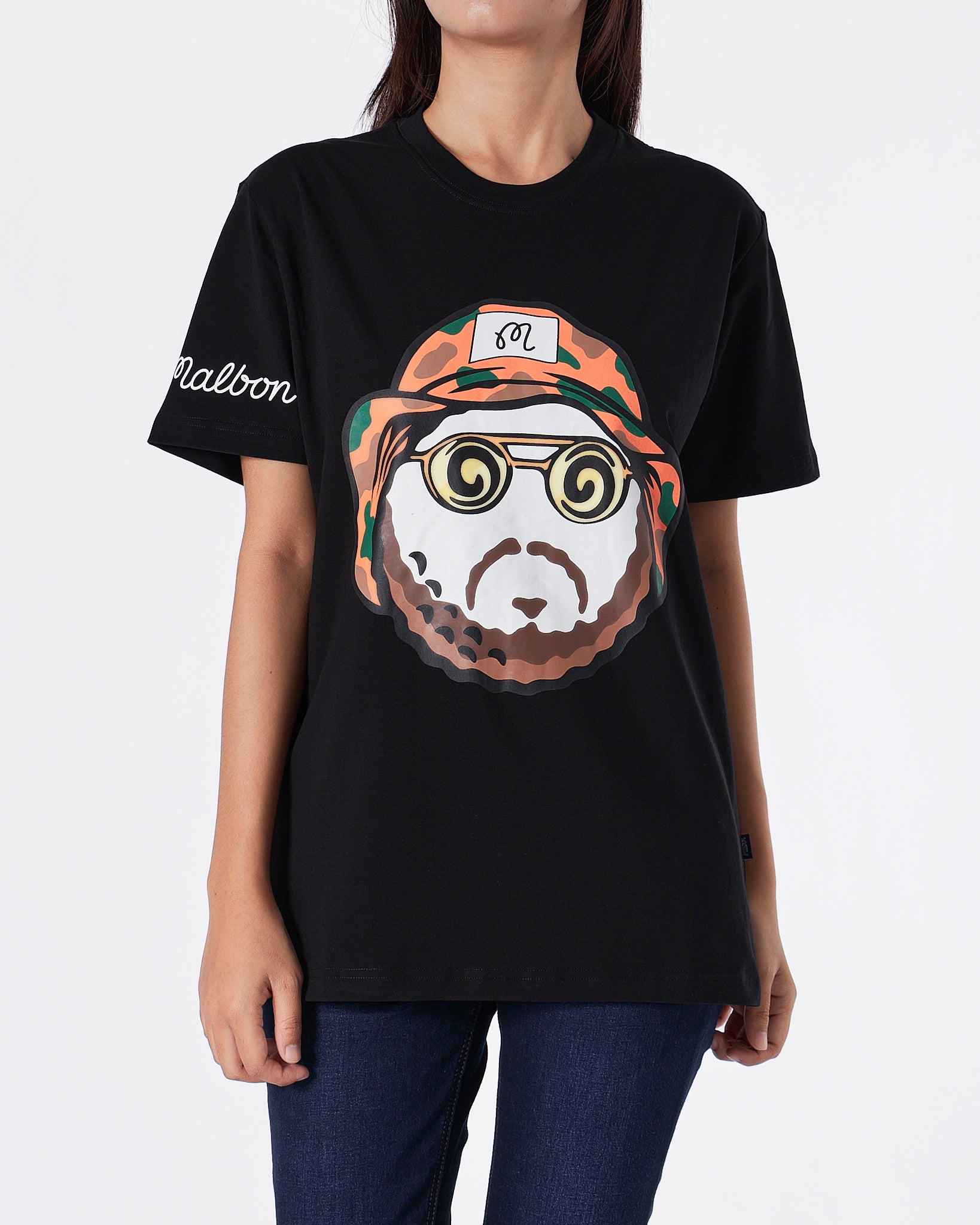 MAL Bucket Cartoon Unisex Black T-Shirt 17.50