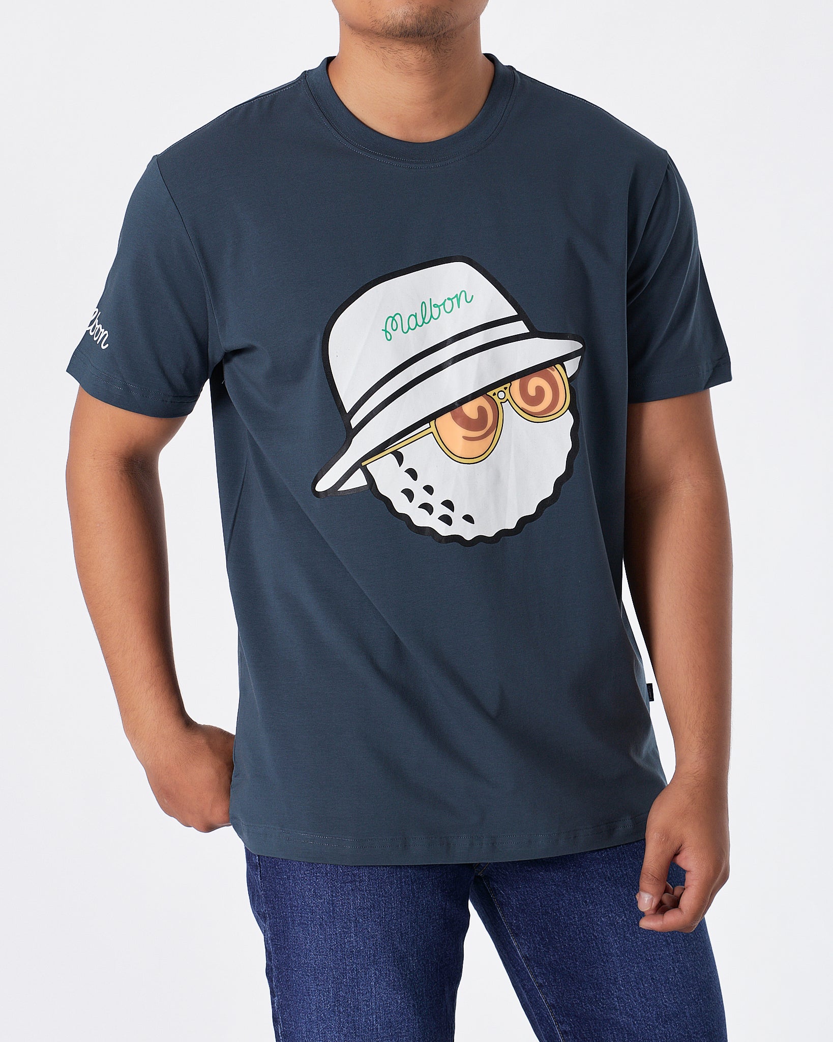 MAL Thompson Bucket Cartoon Unisex Grey T-Shirt 17.90