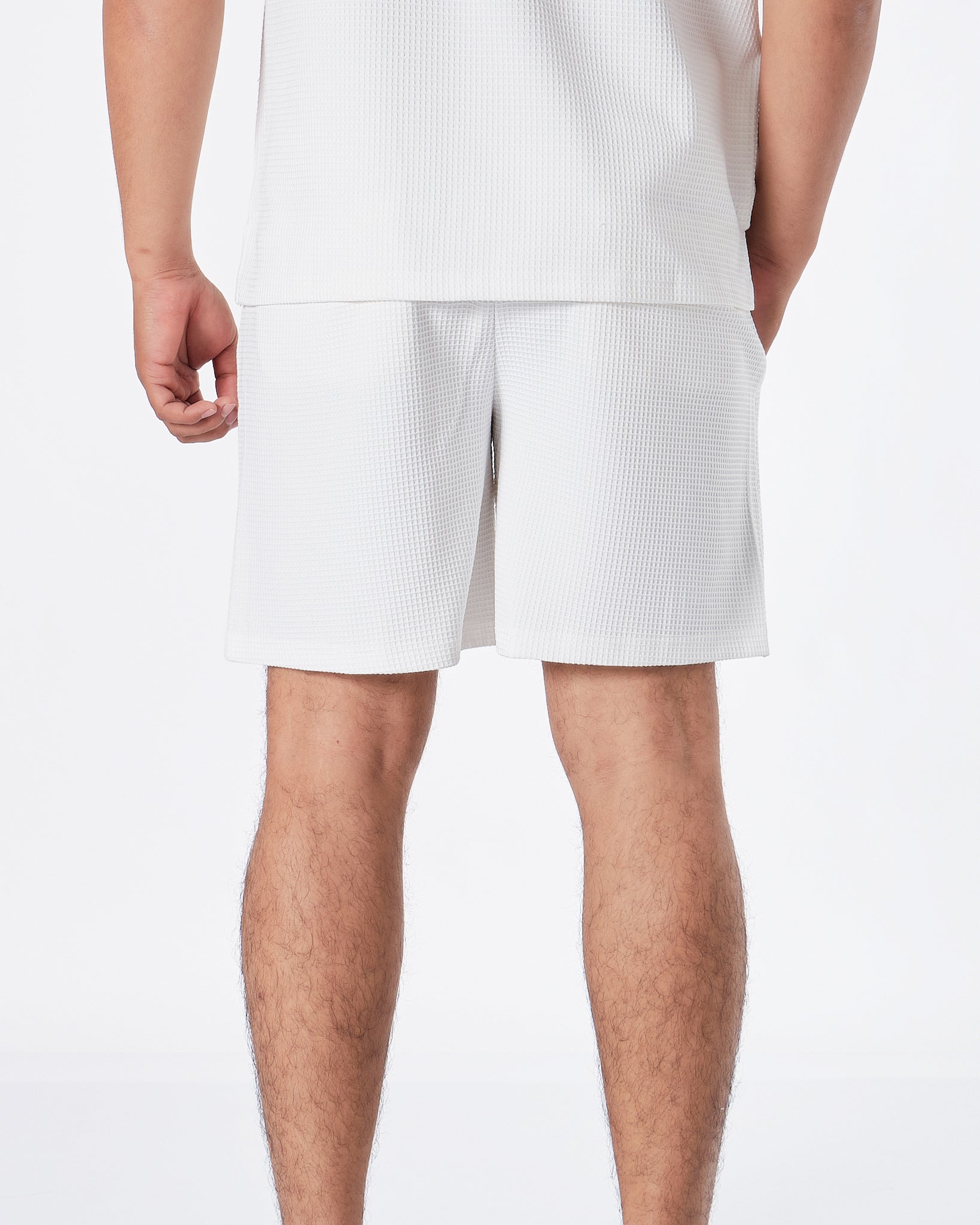 TM Comfort Men White Shorts 20.90