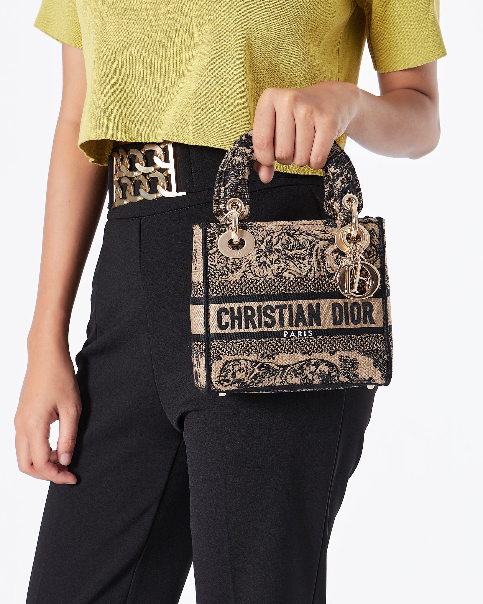 CD Mini Lady D-Lite Cream Bag 229