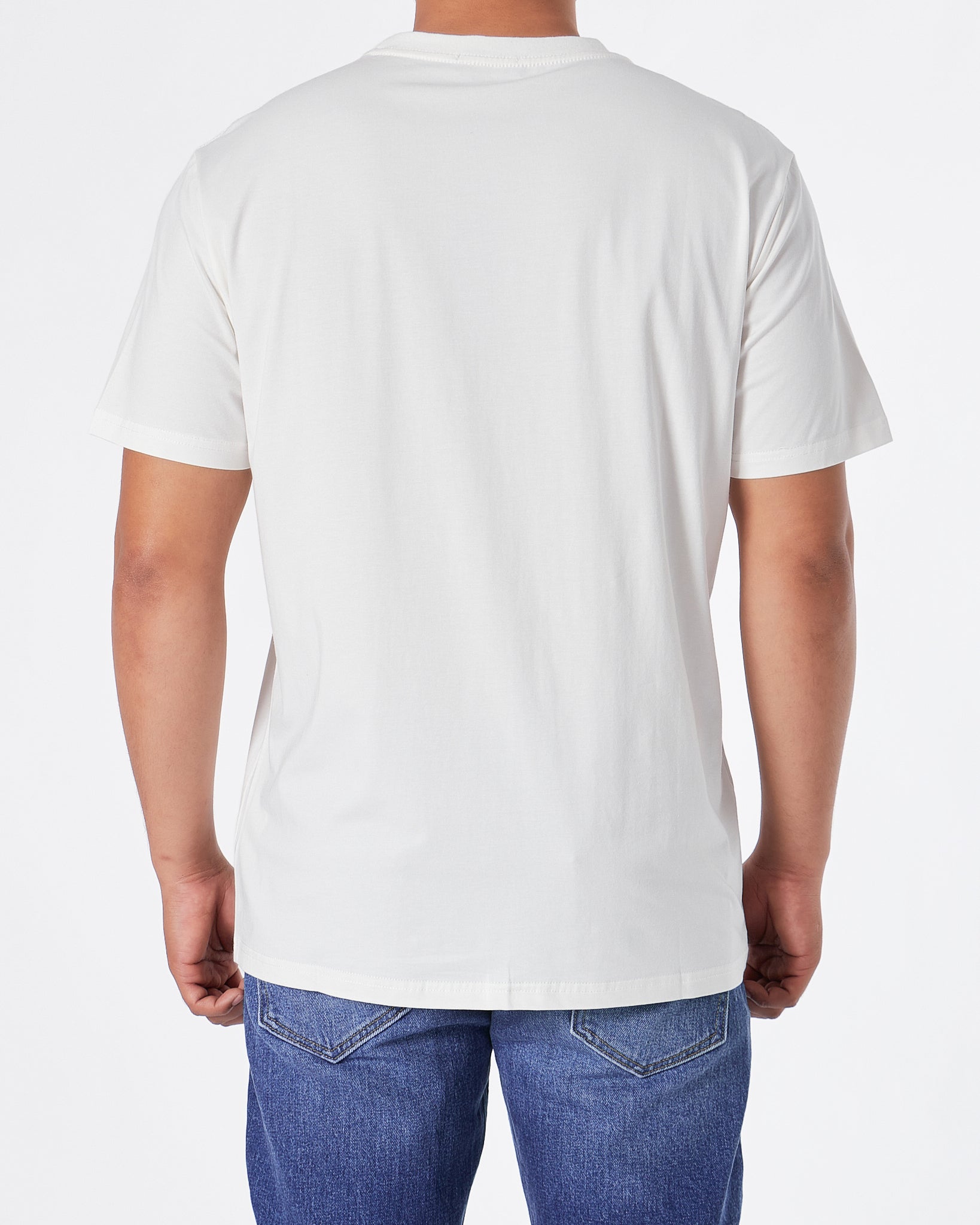 VER Medusa Gold Embroidered Men White T-Shirt 24.90