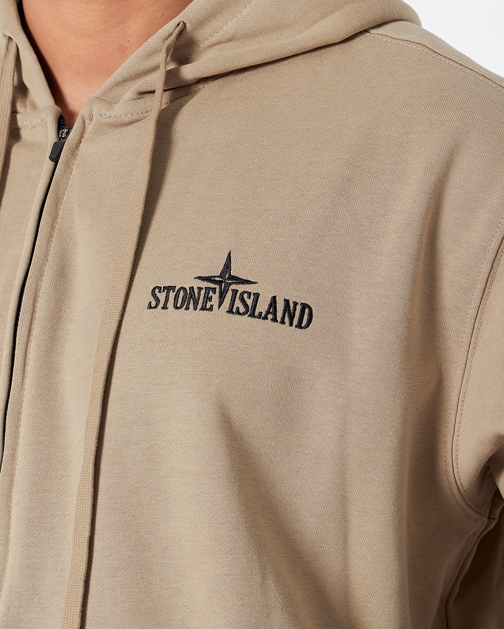 SIL Back Logo Embroidered Men Grey Zipped Hoodie 39.90