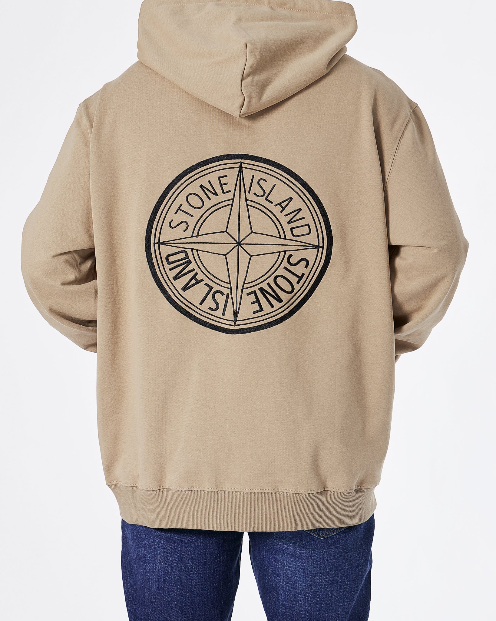 SIL Back Logo Embroidered Men Grey Zipped Hoodie 39.90