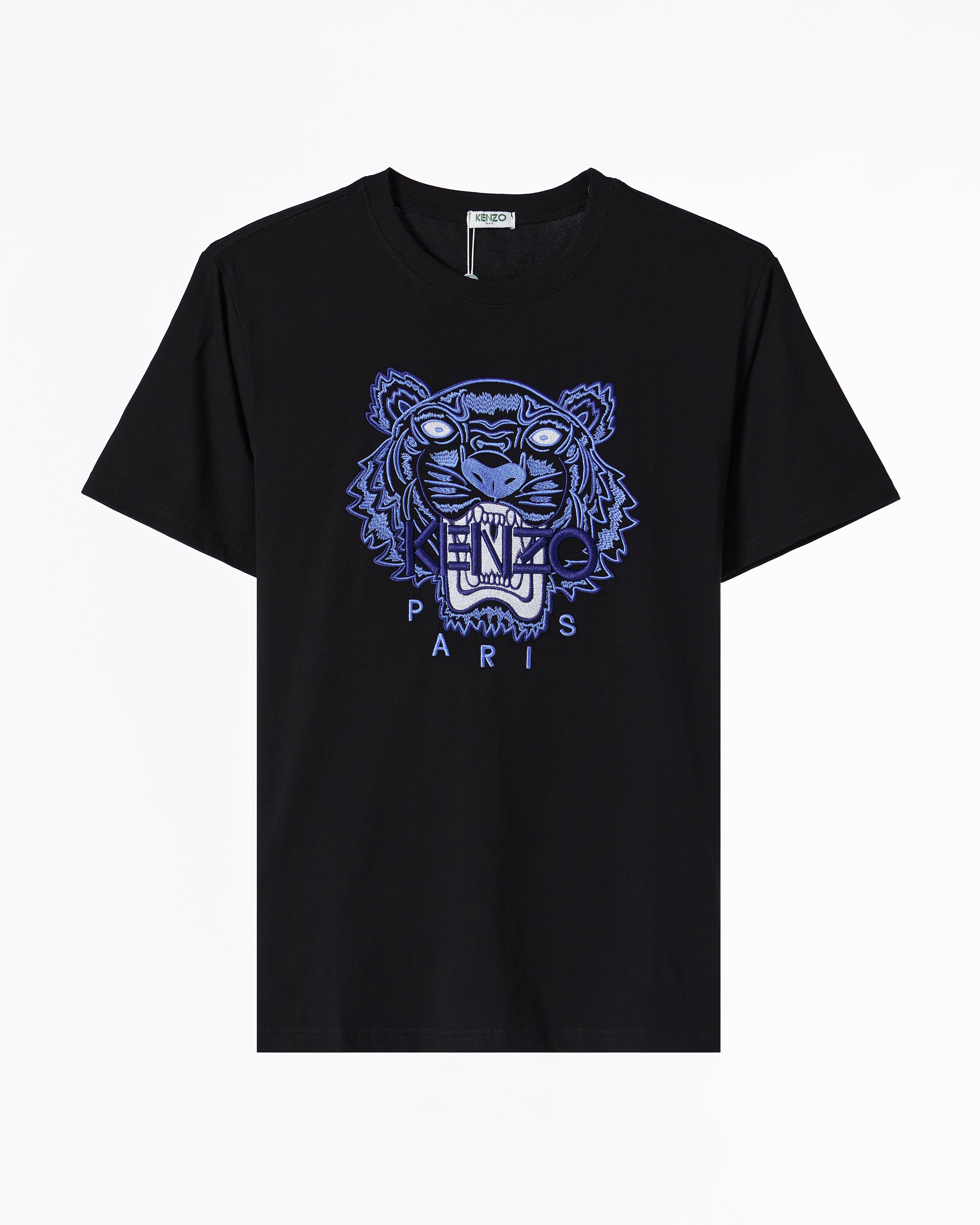 Black and shop blue t shirt