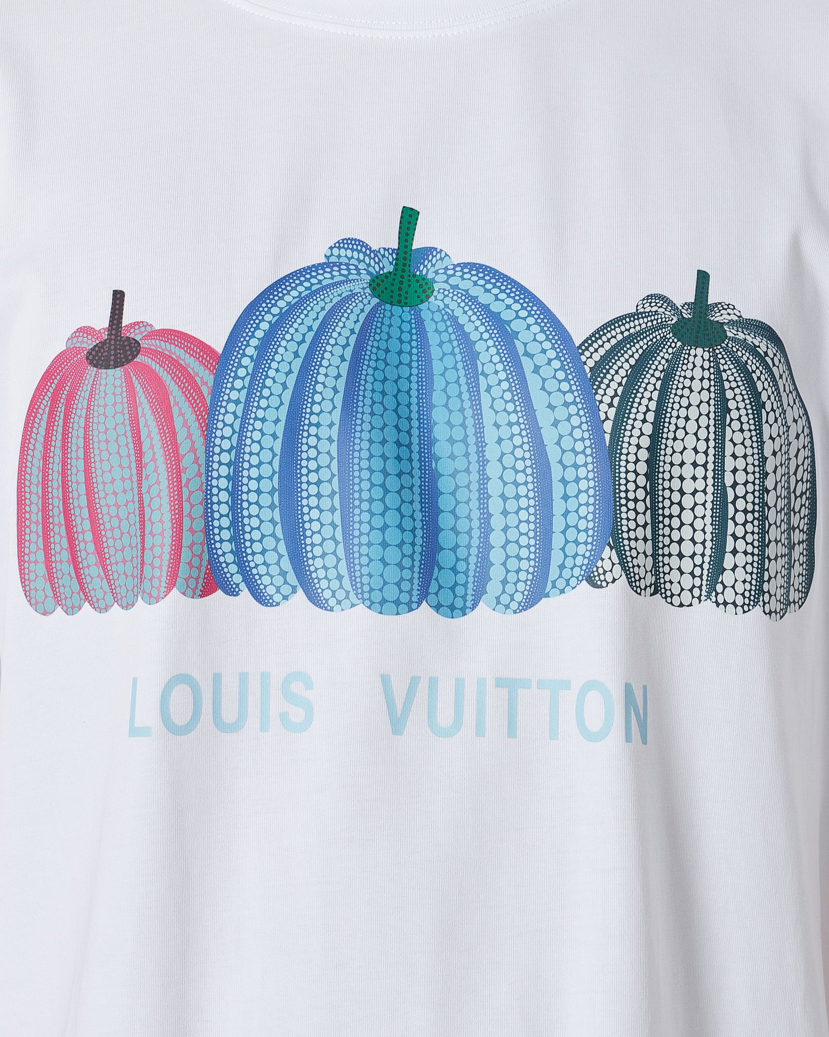 LV Pumpkins Printed Men White T-Shirt 23.90