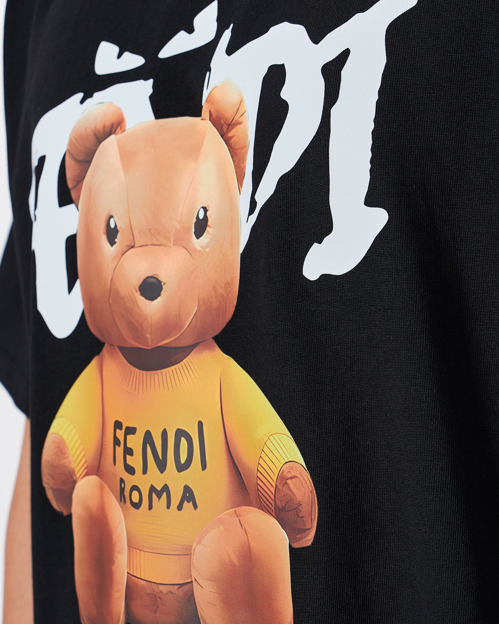 FEN Teddy Bear Printed Unisex Black T-Shirt 22.90