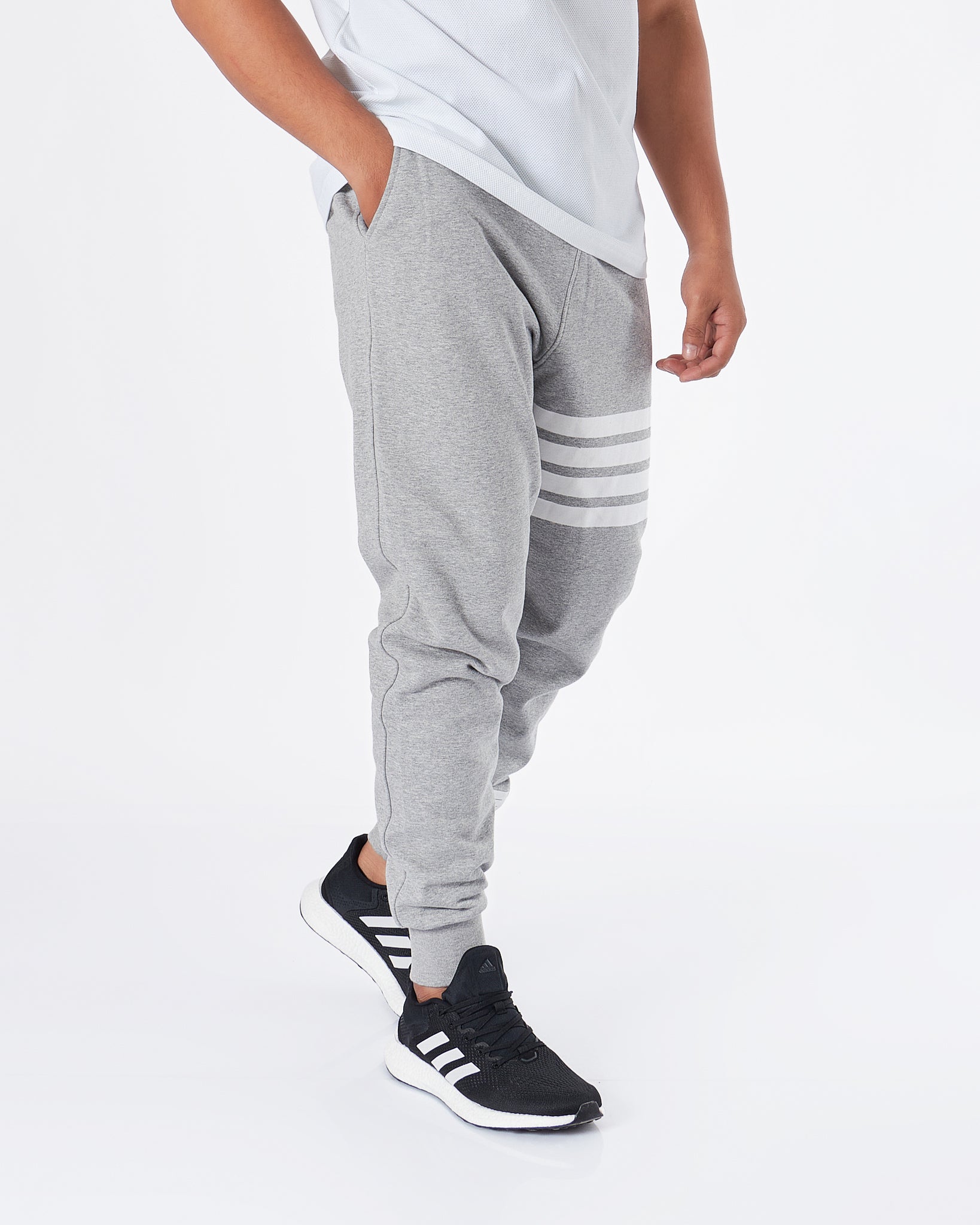 TB 4-Bar Striped Men Grey Joggers 32.90