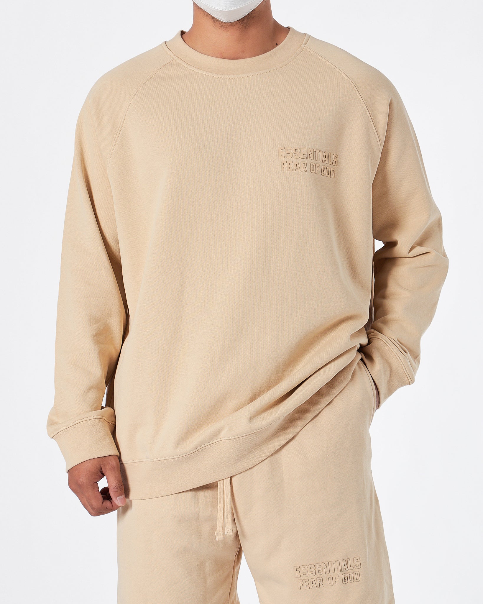 ESS Fear Of God Men Cream Sweater 25.90