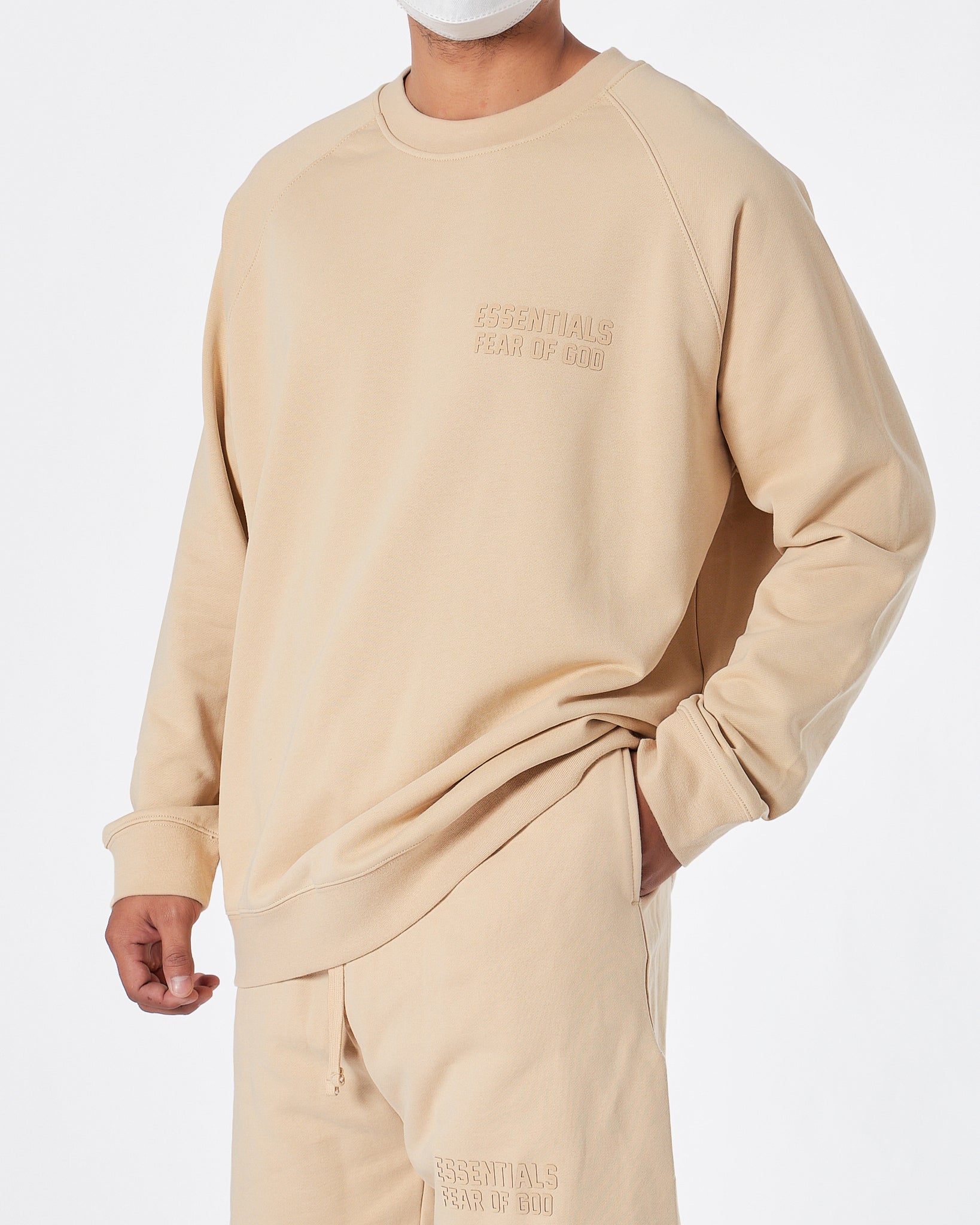 ESS Fear Of God Men Cream Sweater 25.90
