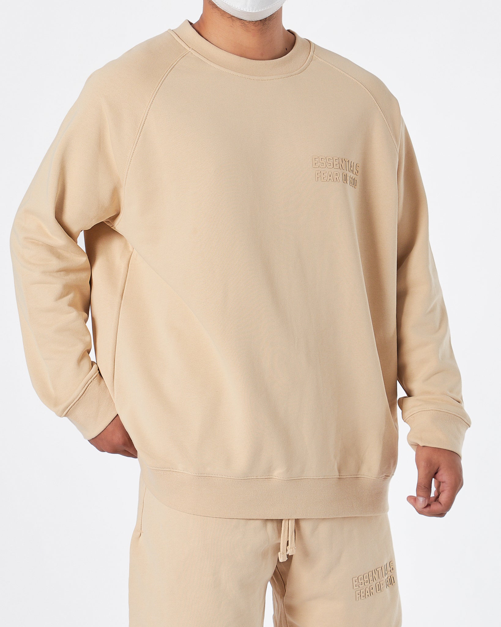 ESS Fear Of God Men Cream Sweater 25.90