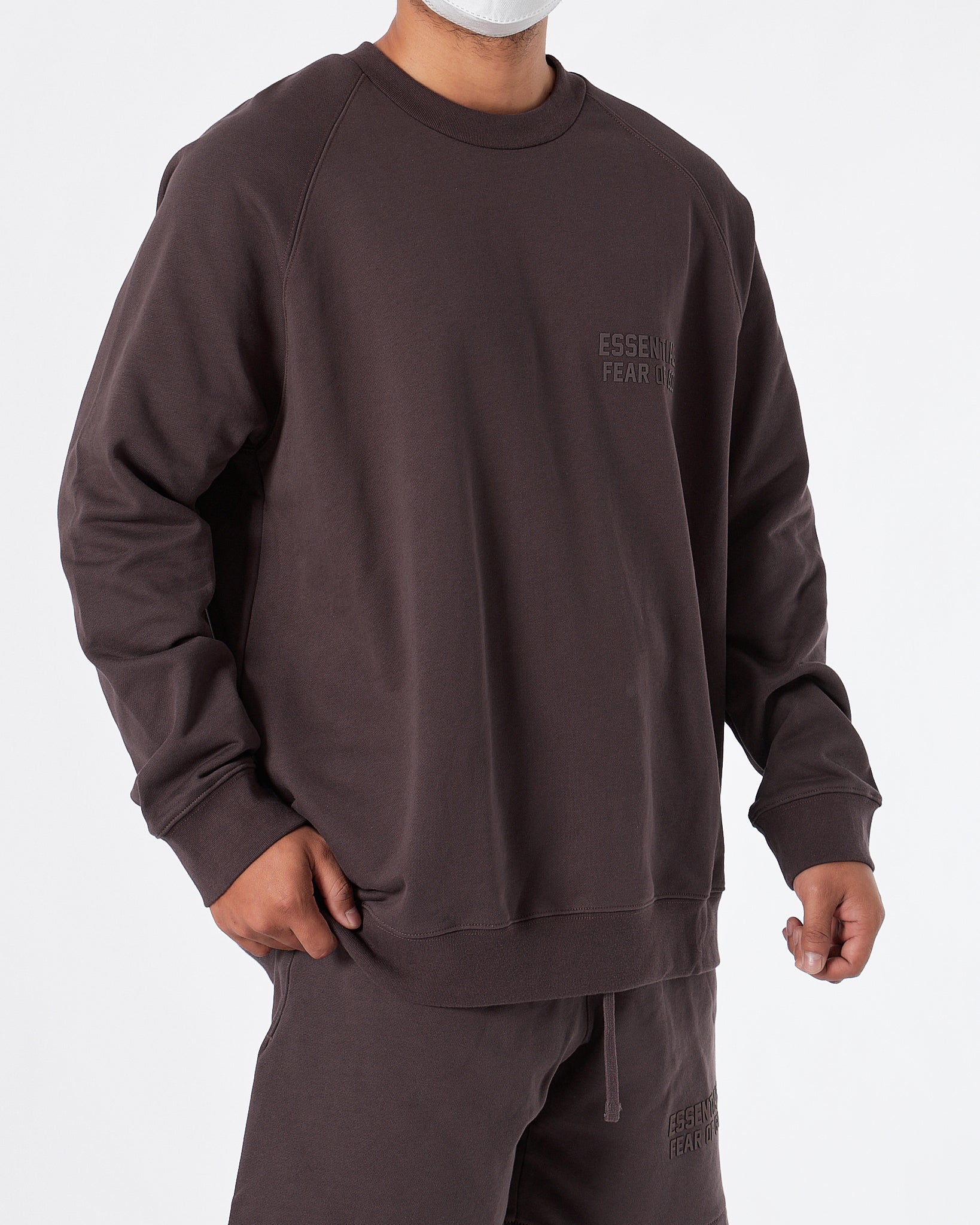 ESS Fear Of God Men Dark Purple Sweater 25.90
