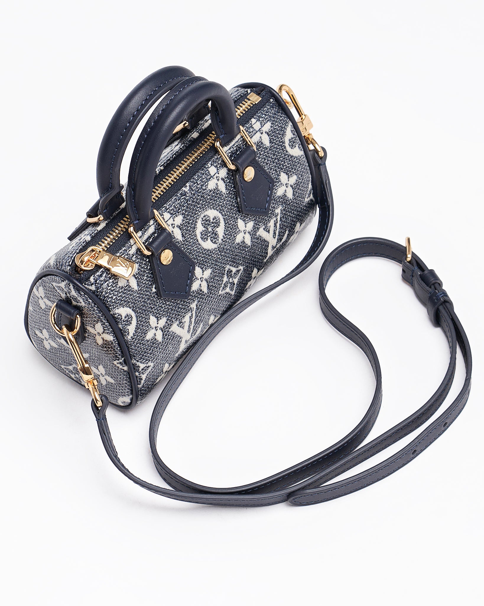 LV Monogram Cylinder Lady Black Bag 209