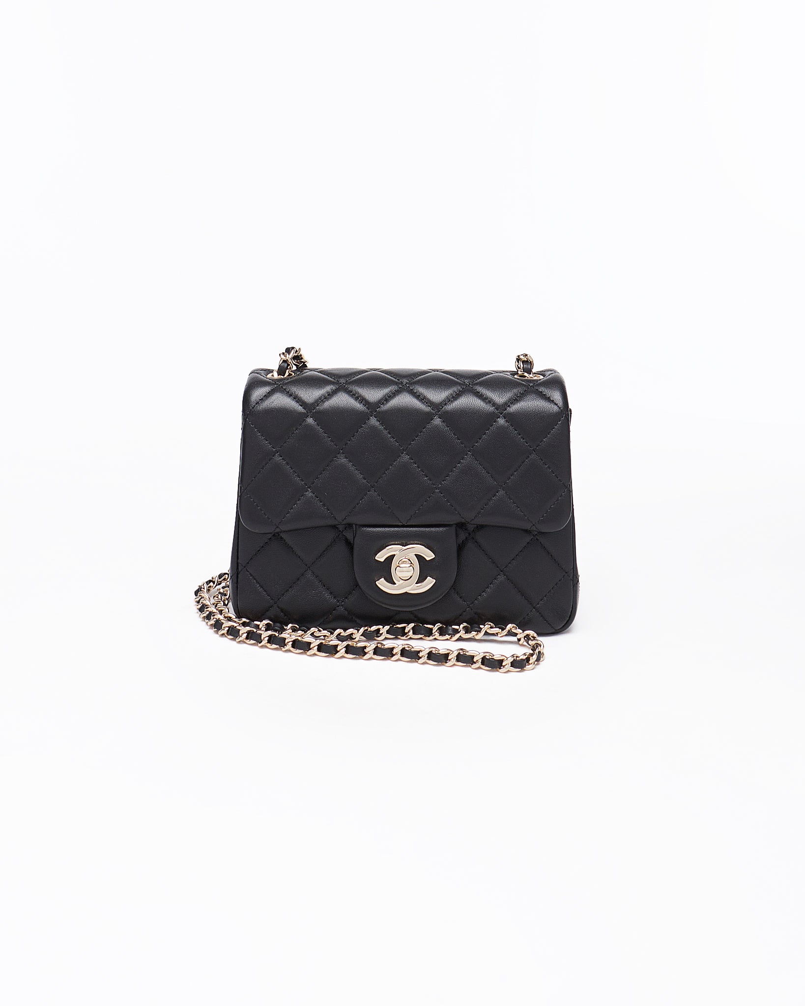 CHA Small Classic Flap Lady Black Bag 229