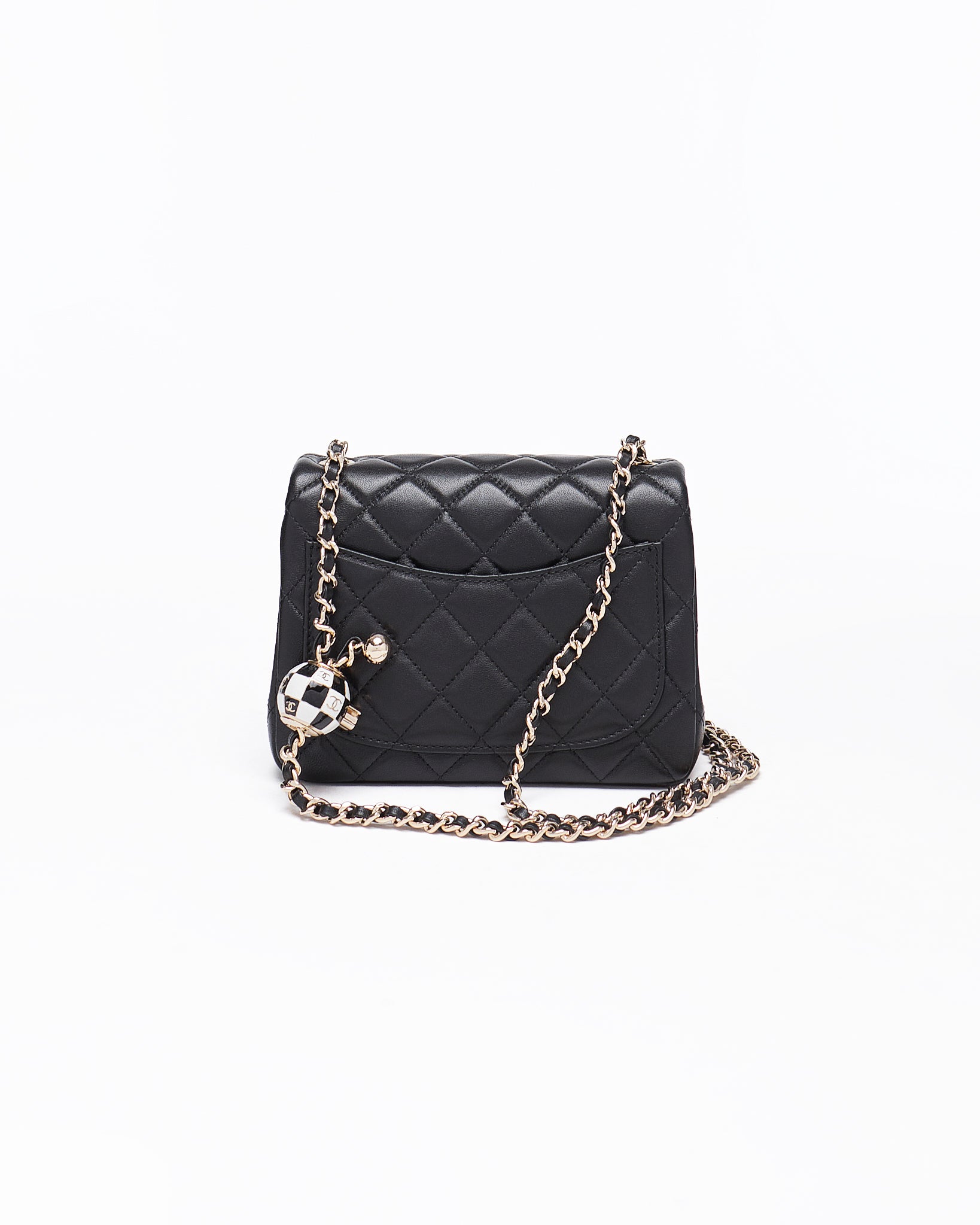 CHA Small Classic Flap Lady Black Bag 229