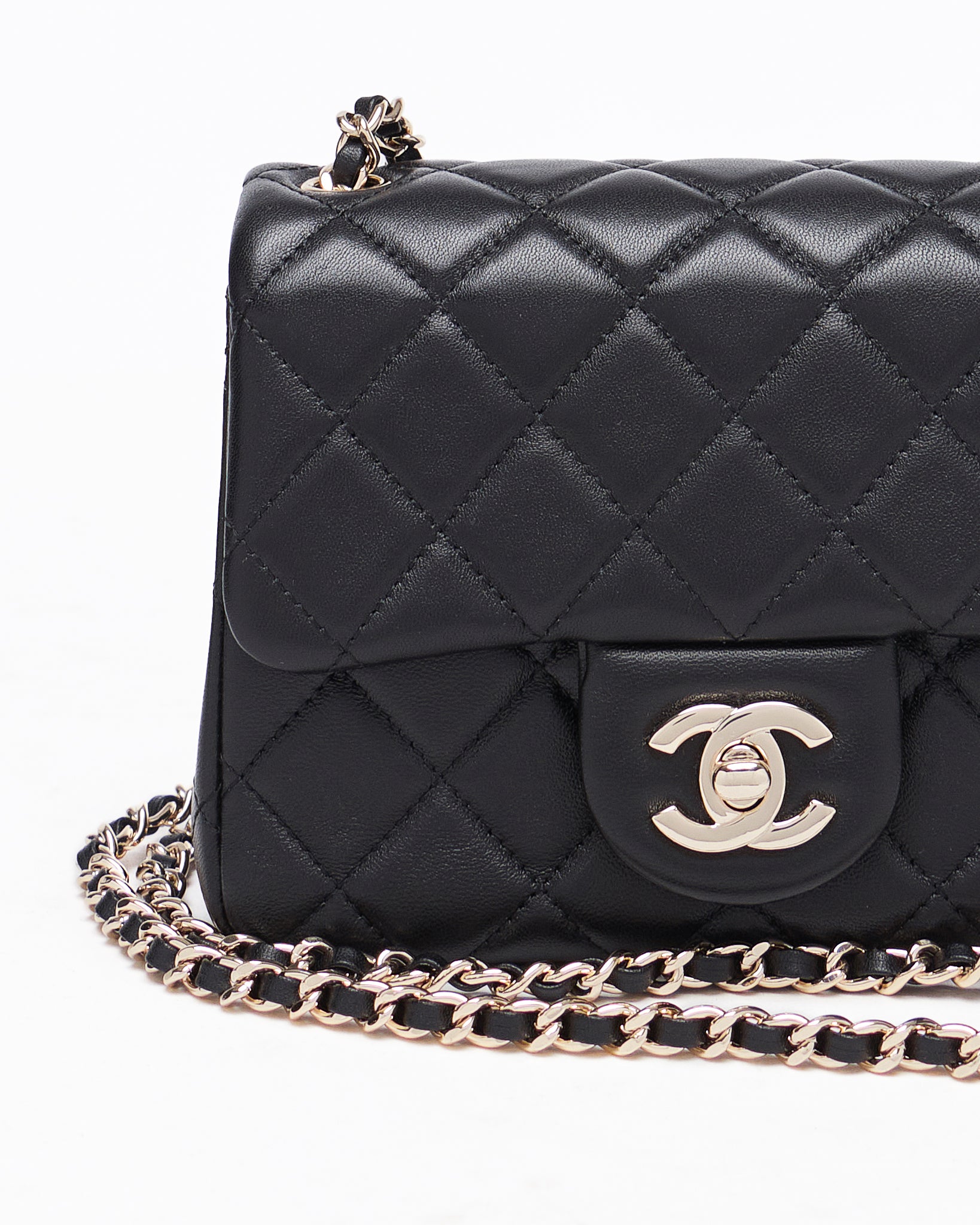 CHA Small Classic Flap Lady Black Bag 229
