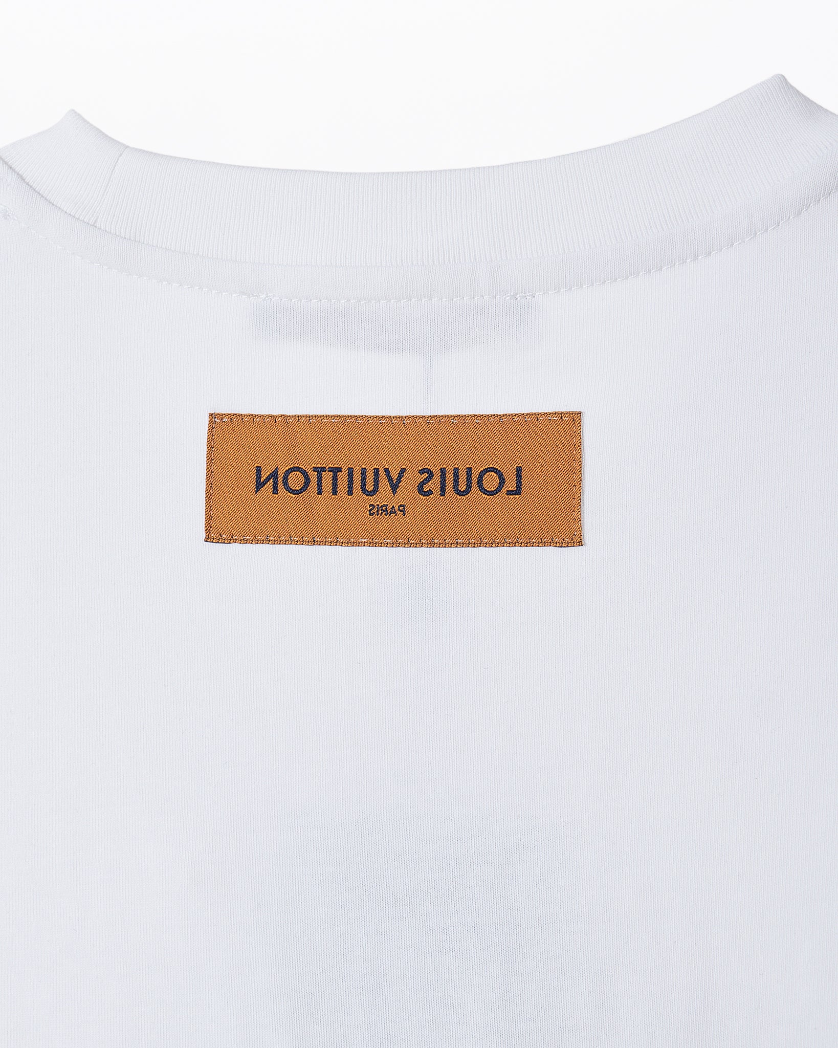 LV Eye Embroidered Men White T-Shirt 55.90