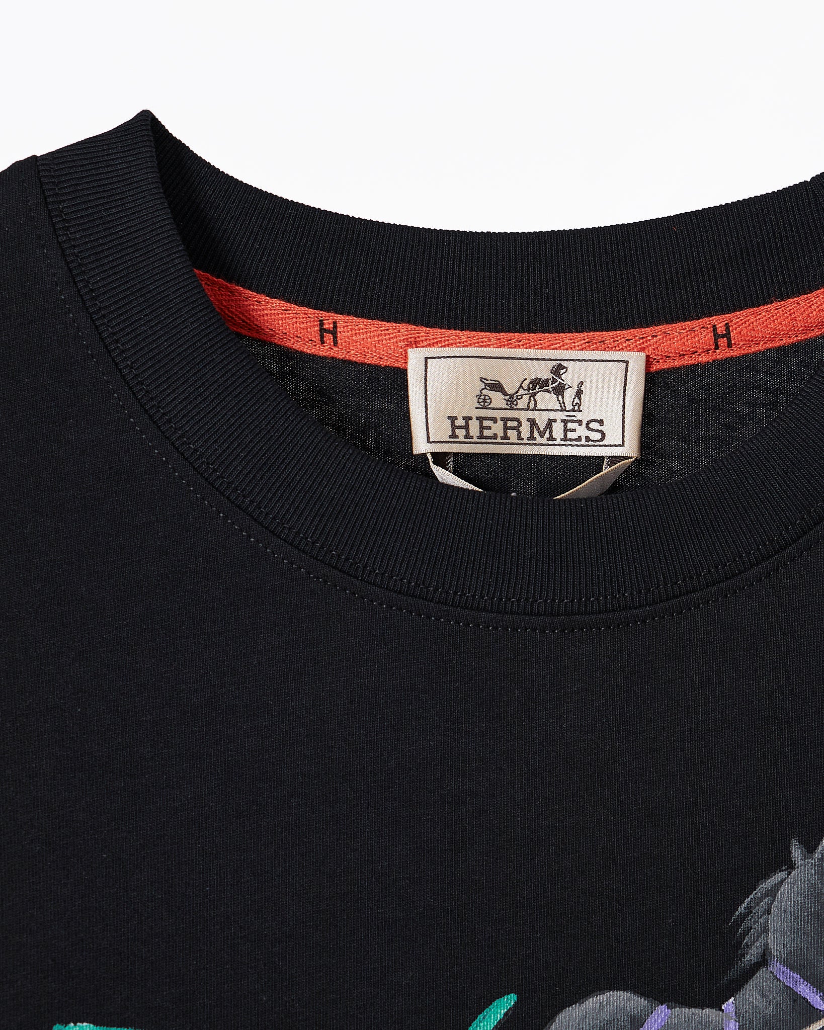 HER Logo Printed Men Black T-Shirt 65.90