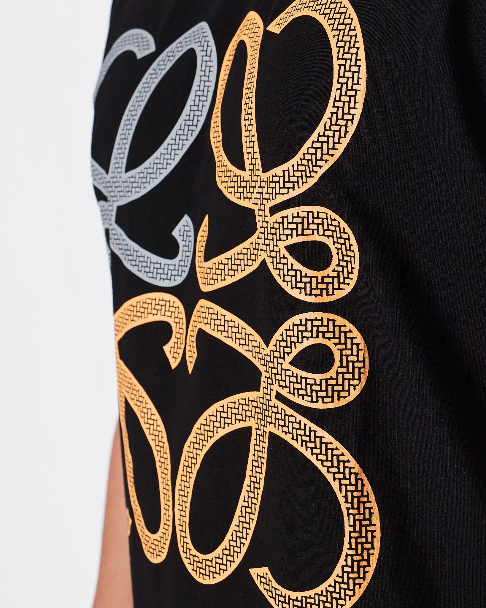 LOW Logo Printed Men Black T-Shirt 20.90