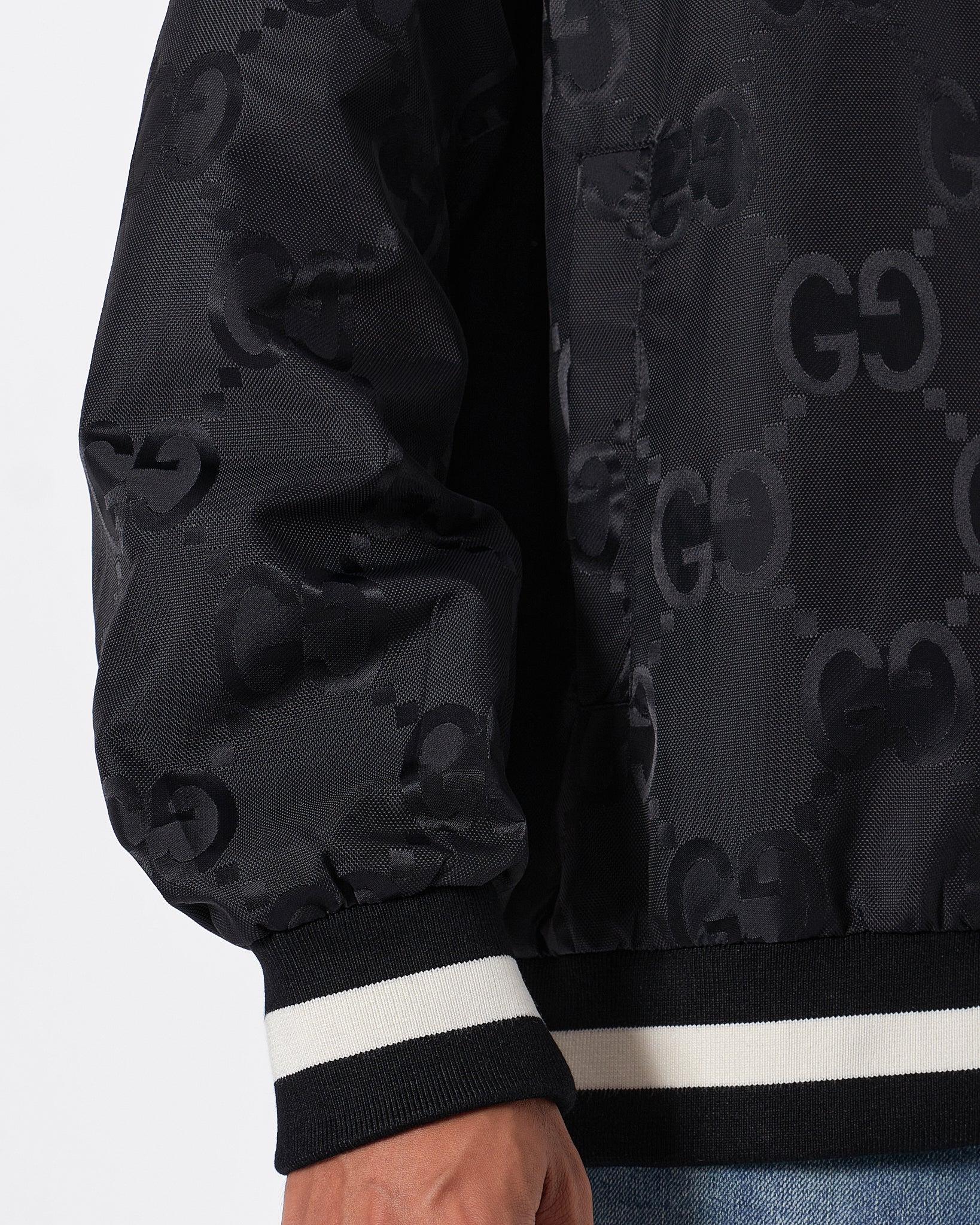 GUC Monogram Over Printed Men Bomber Jacket 95.90