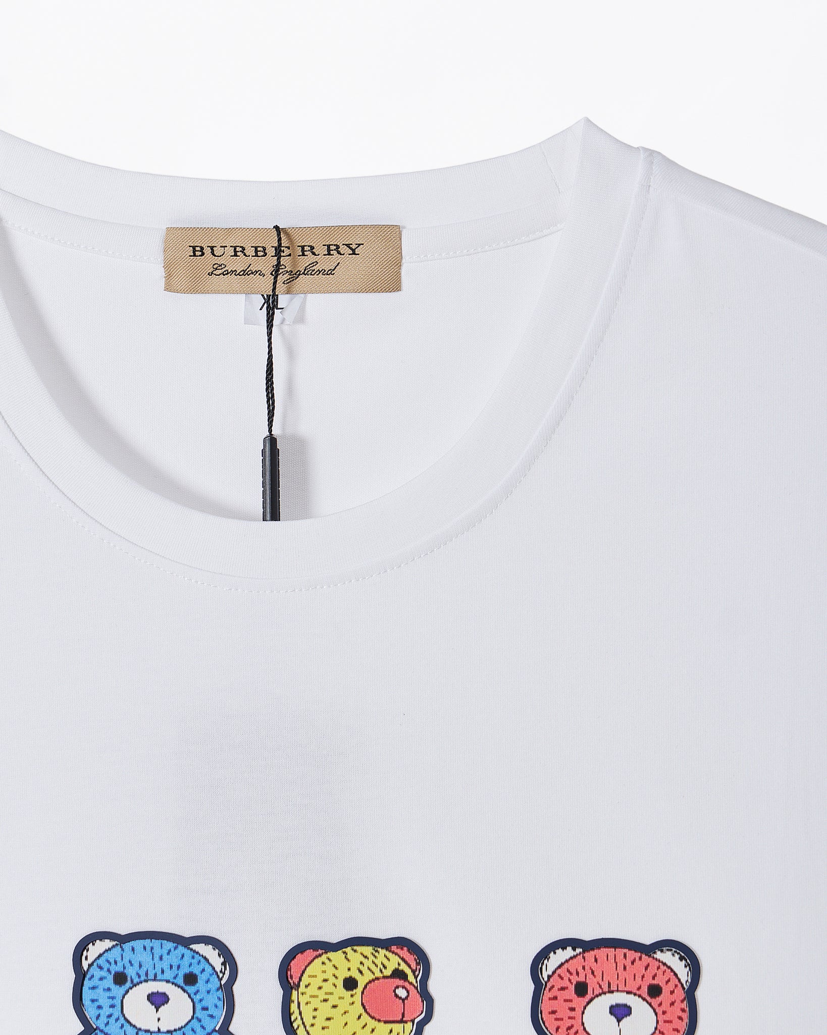 BUR Teddy Bear Printed Men White T-Shirt 49.90