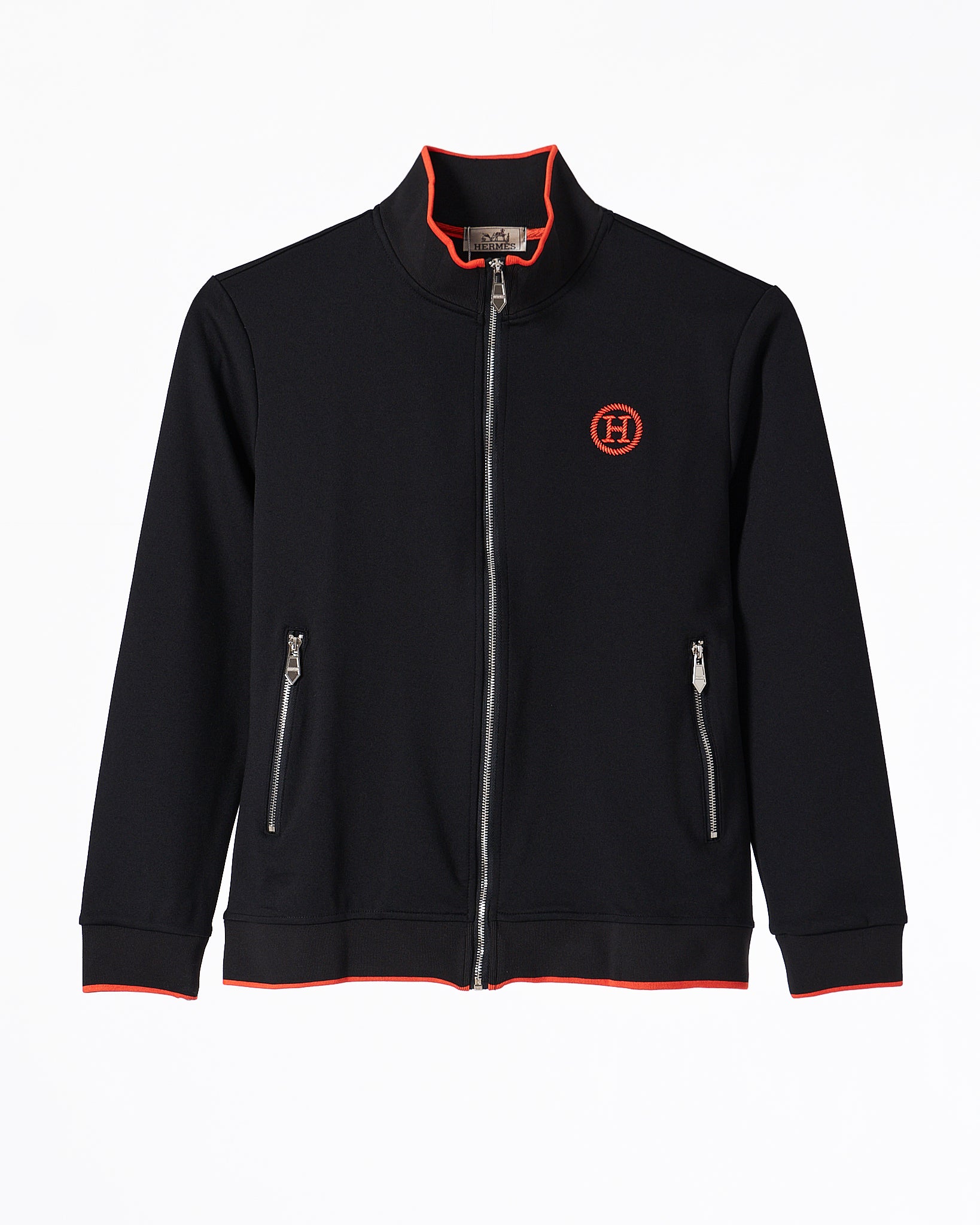 HER Logo Embroidered Men Black Jacket 55.90